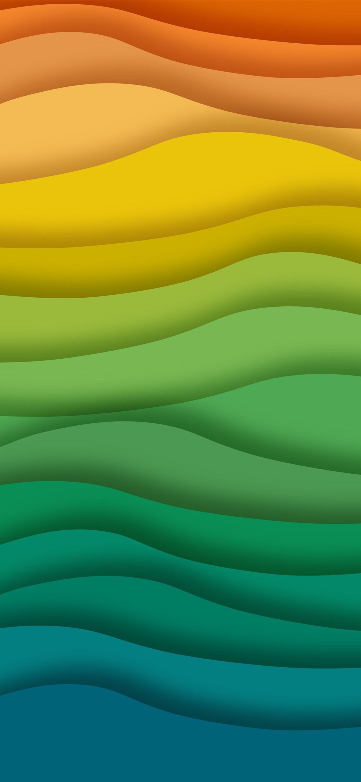 Wallpaper Rainbow waves, abstract 5120x2880 UHD 5K Picture, Image