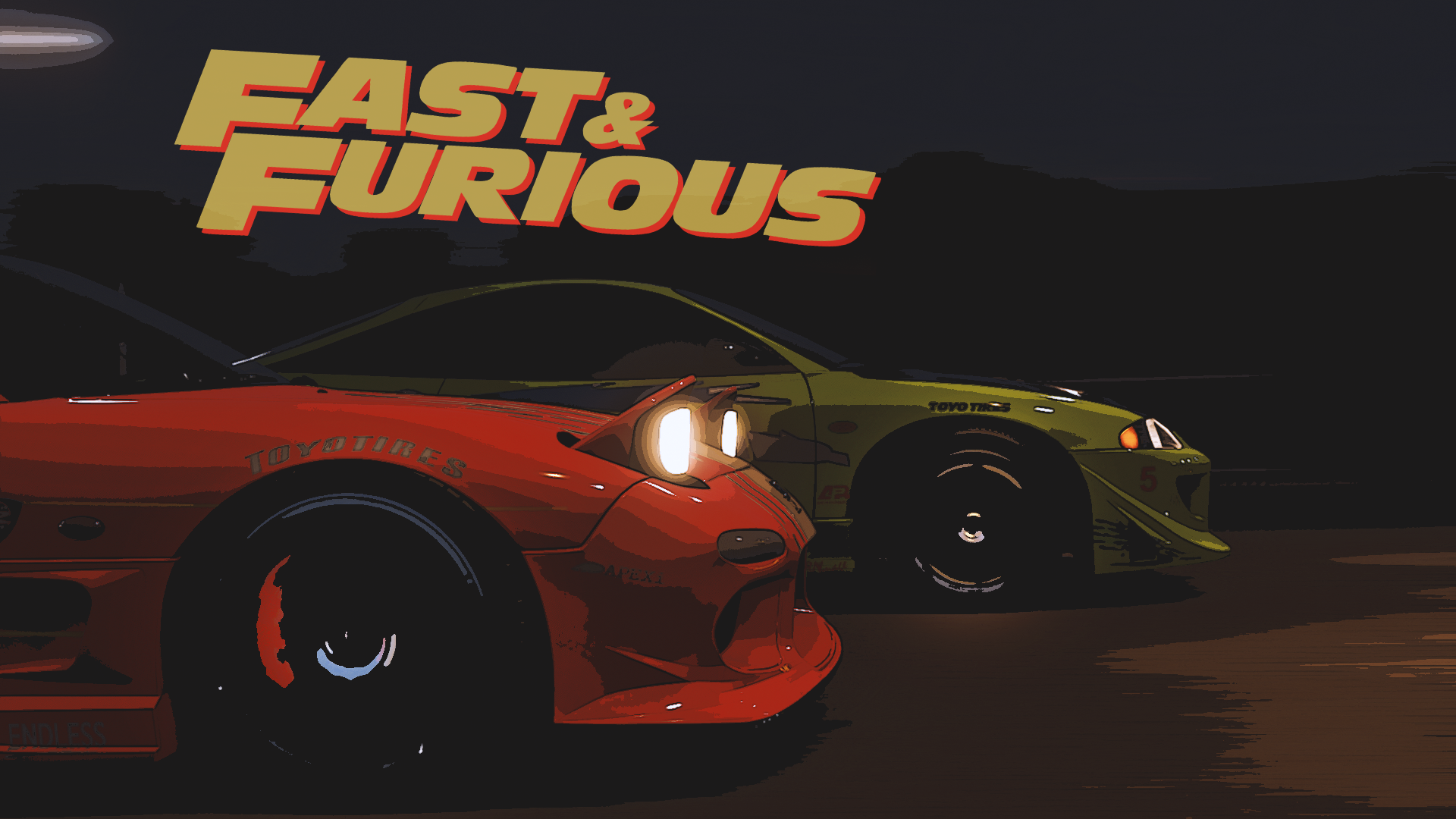 Fast Furious Wallpaper (Opinions?)(Made in Forza)