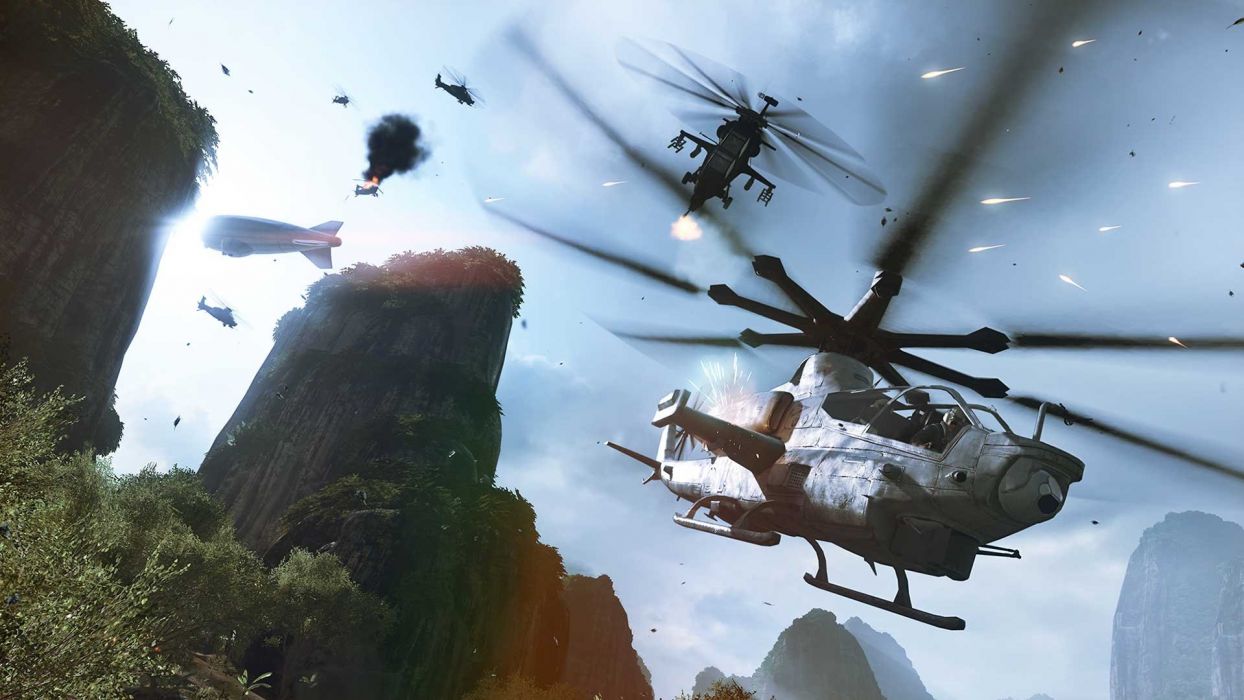 BATTLEFIELD CHINA RISING shooter tactical stealth action military helicopter wallpaperx1080