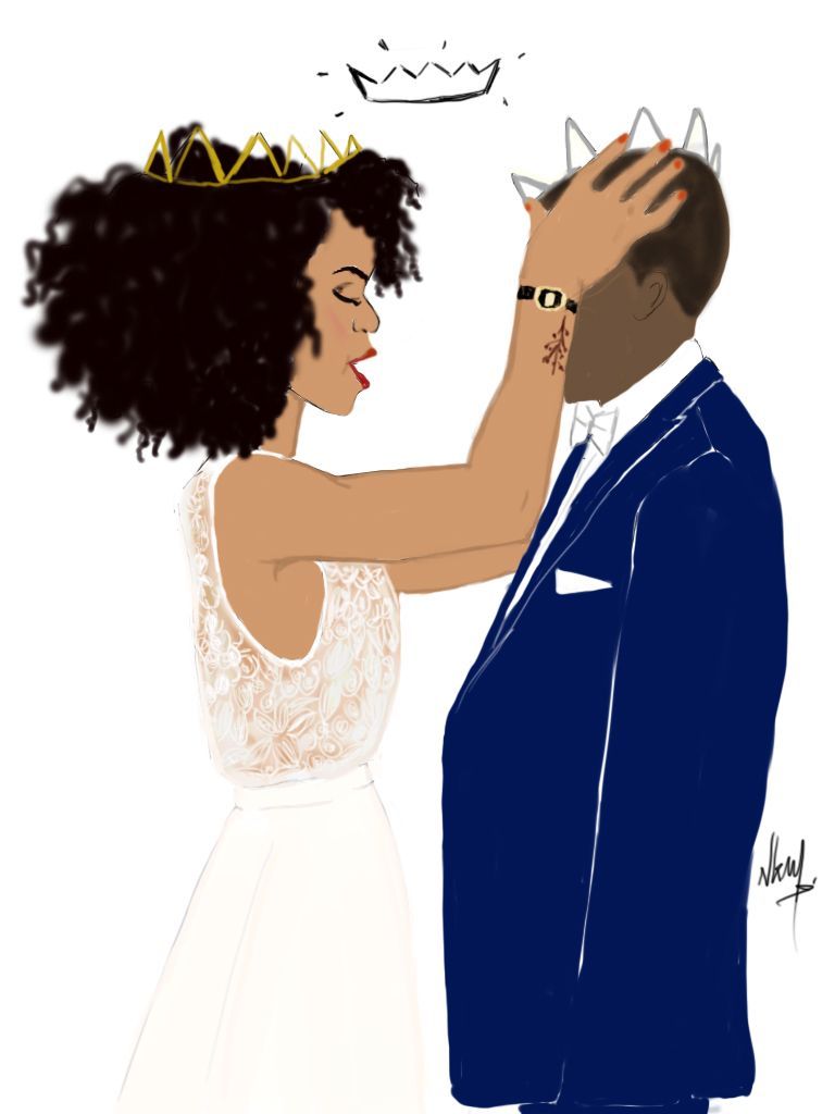 I crown you as my king. Why? Well because when I forgot my worth. You straightened my crown and allowed me to re. Black girl art, Black love art, Natural hair