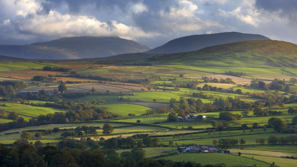 Landscapes north Wales United Kingdom National Park farmland wallpaperx1080