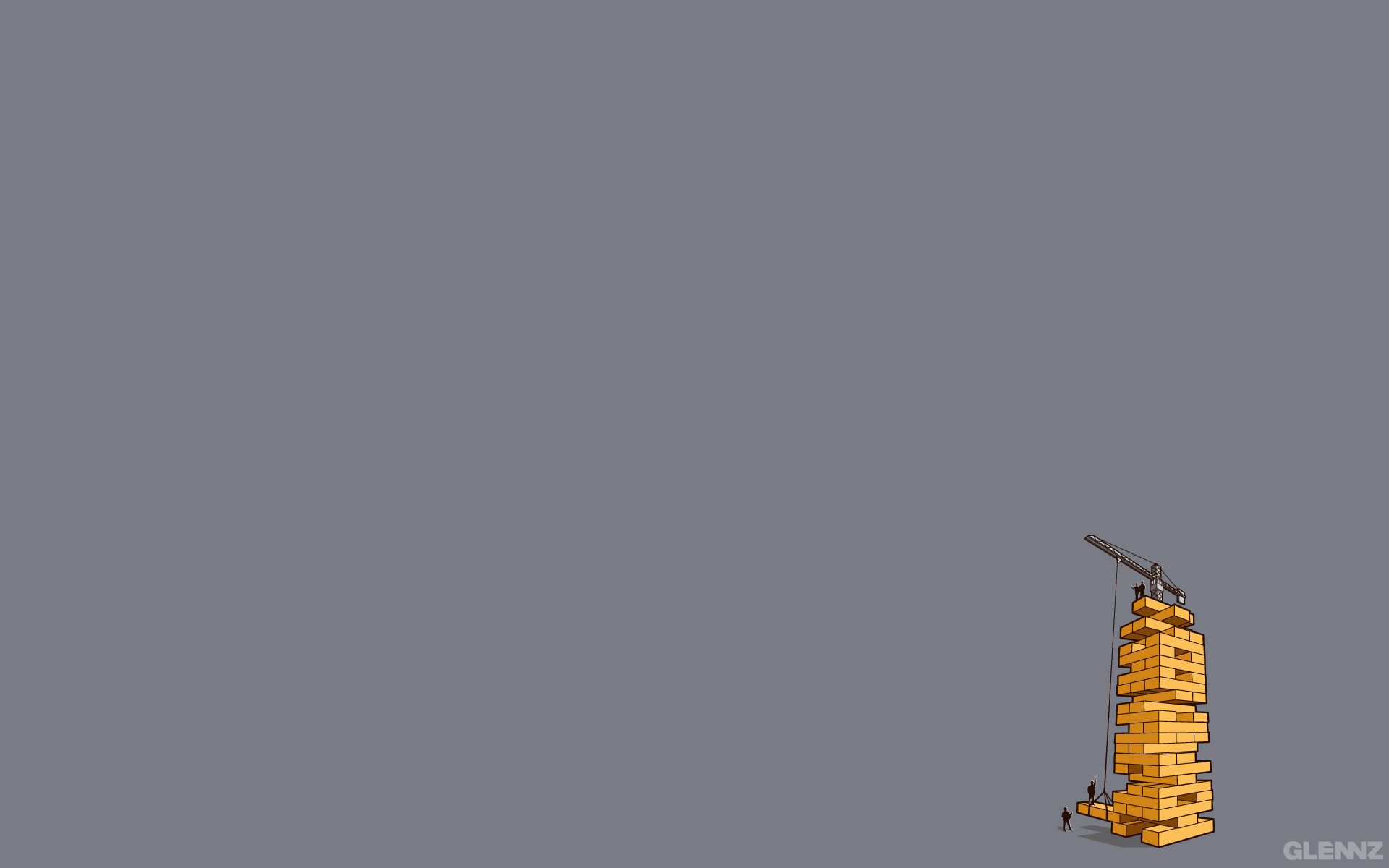 vectors, funny, Threadless, Jenga wallpaper