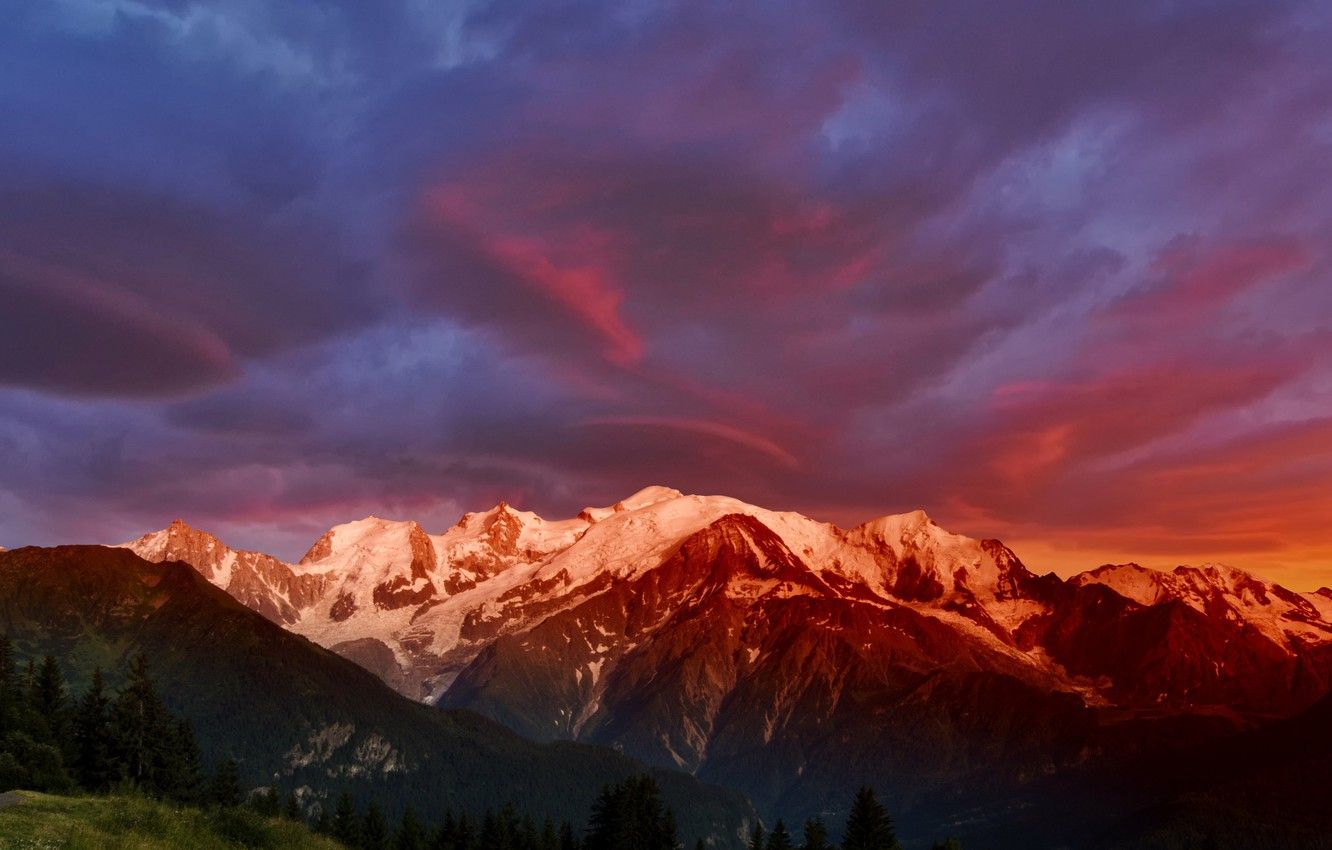 Wallpaper mountains, Alps, Mont Blanc, Monte Bianco image for desktop, section природа