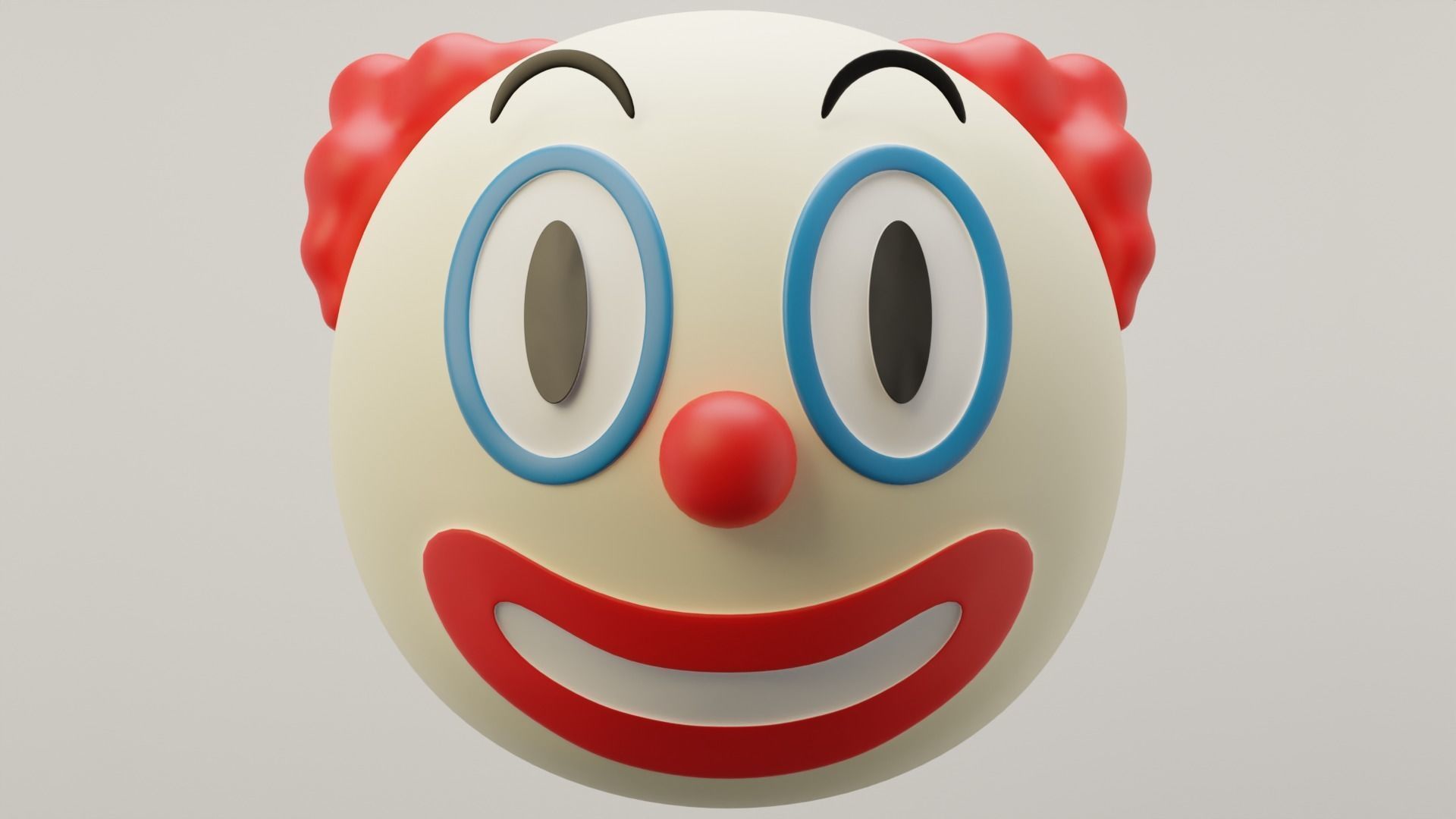 Clown Emoji 3D model