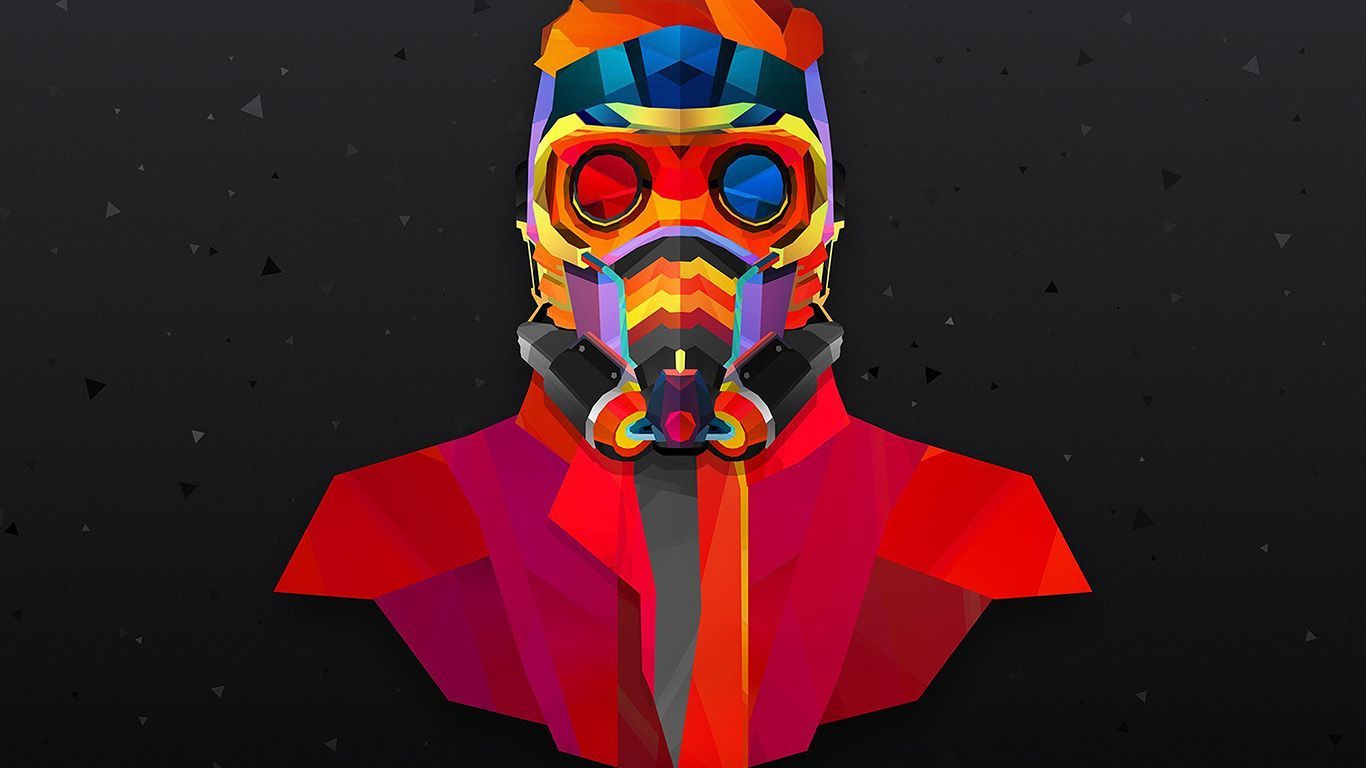 Dark Man Art Colorful Armor. Robot Wallpaper, Creative Desktop Wallpaper, Justin Maller Wallpaper