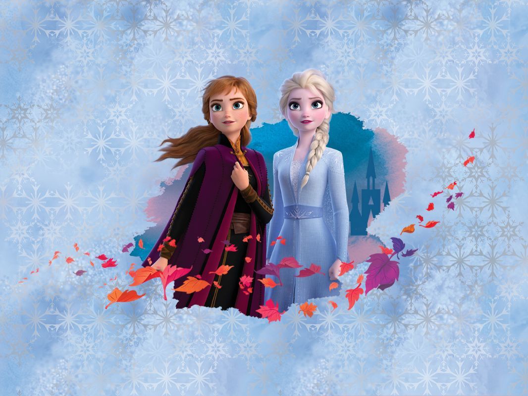 Disney wall mural wallpapers children's bedroom Frozen 2 Elsa Anna PRE...