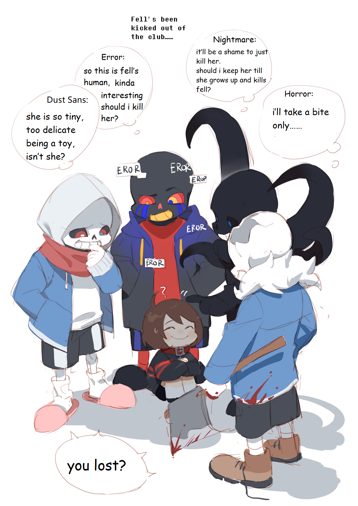 Undertale AU Pics Comics Gifs (Discontinued)-650