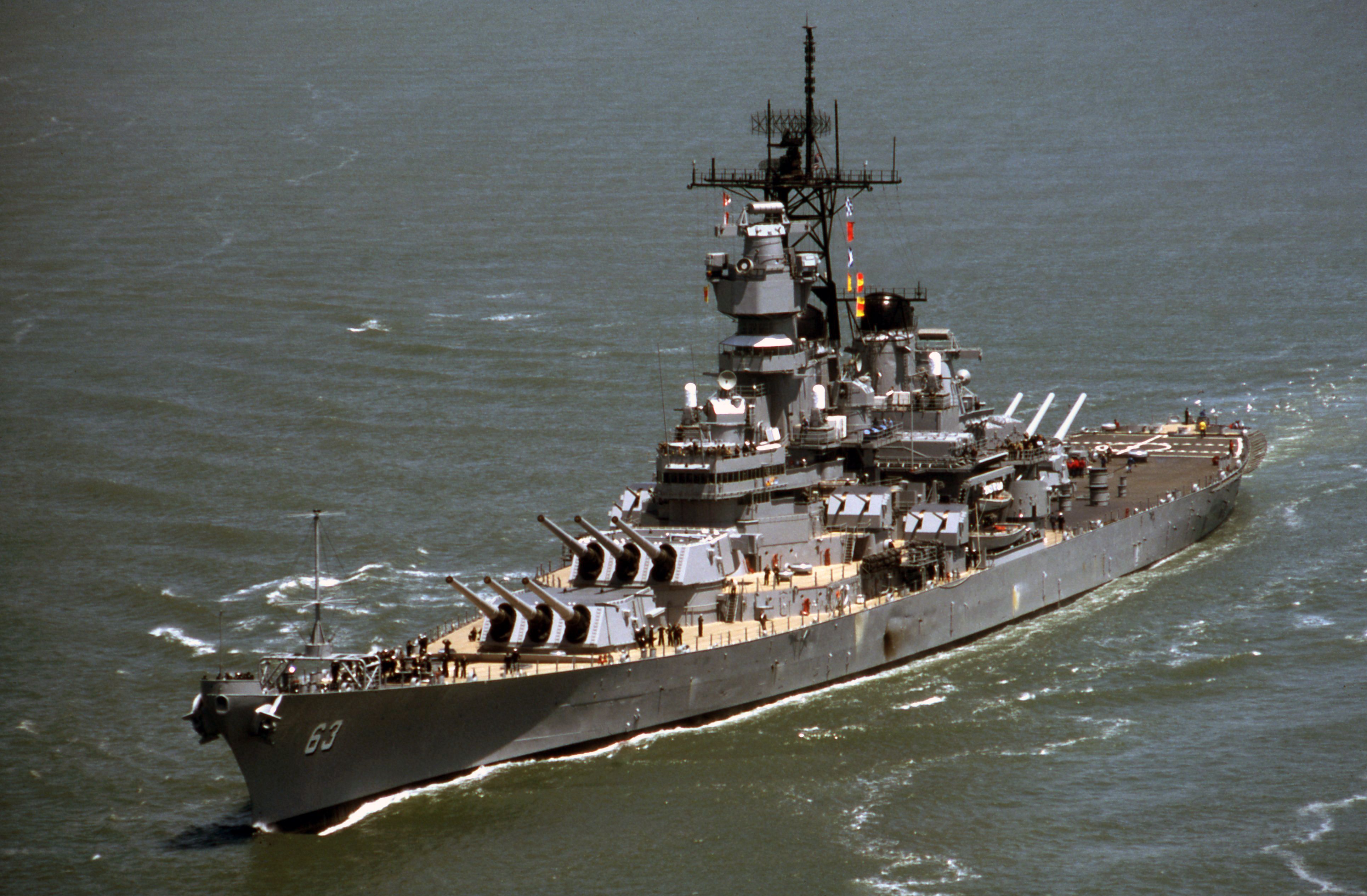 Iowa Class Battleship Uss Missouri
