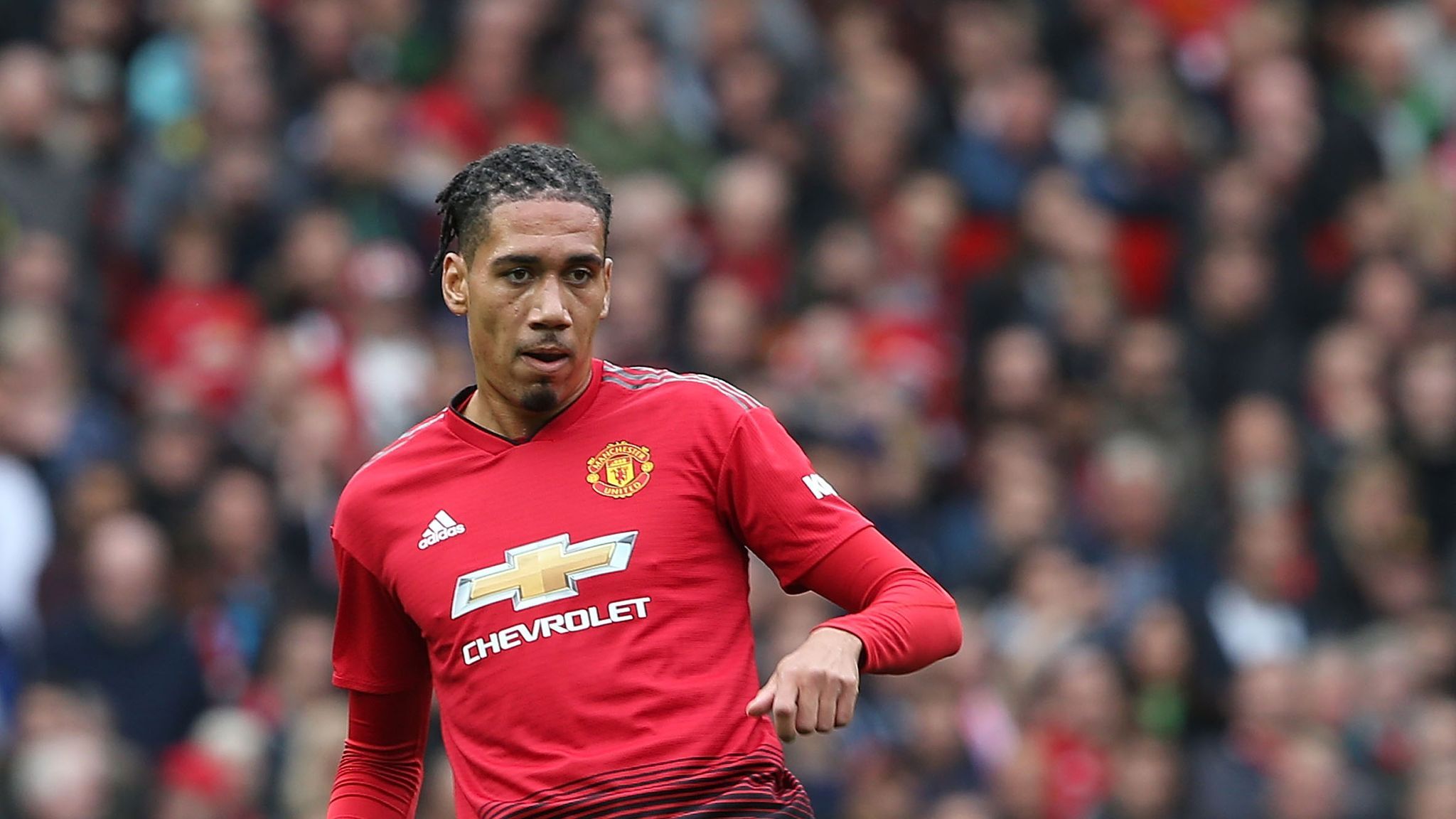 Chris Smalling is in talks with Manchester United over a new contract
