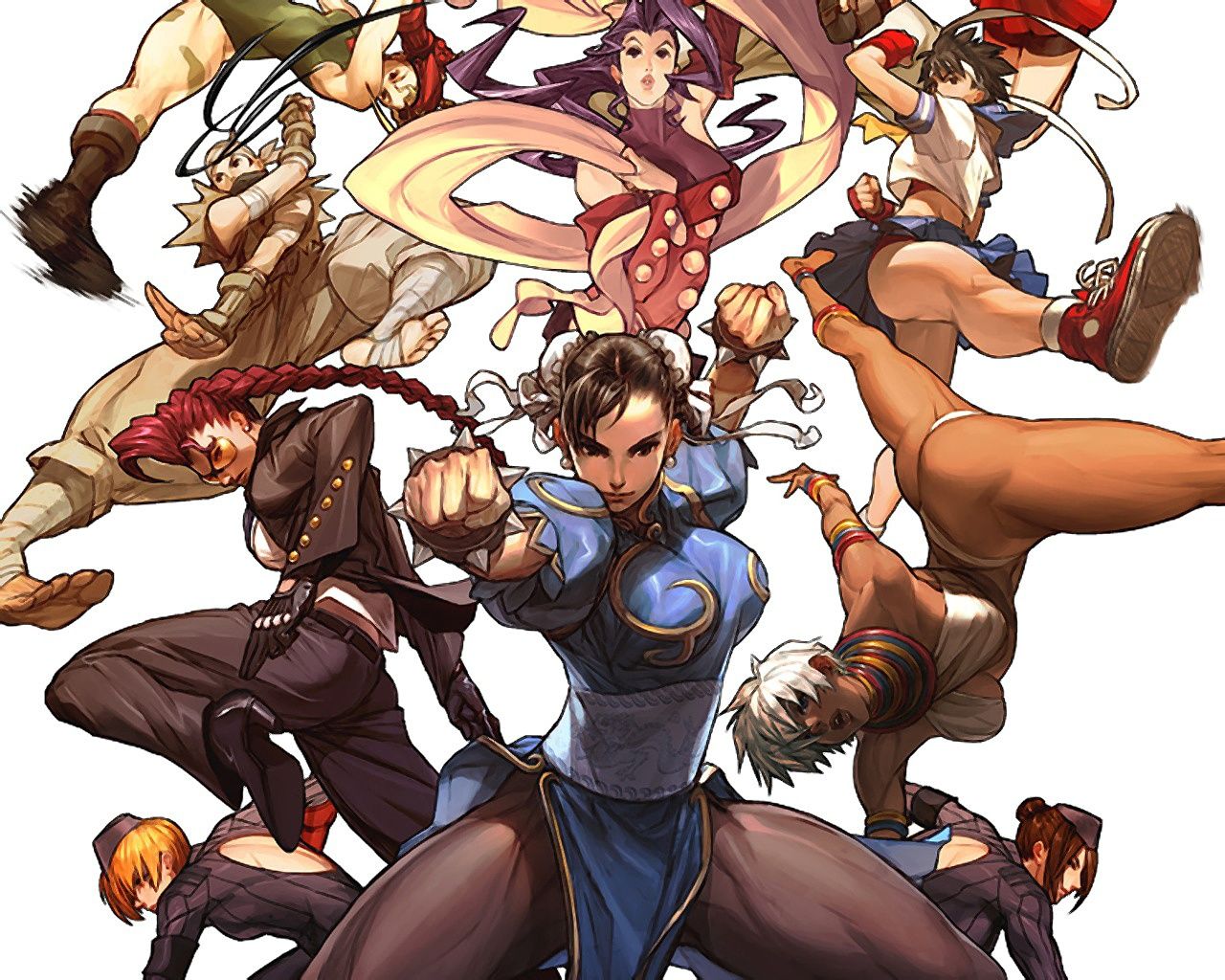 Street Fighter, Sakura, Cammy, Ibuki, Street Fighter IV, Chun Li, Crimson Viper Wallpaper