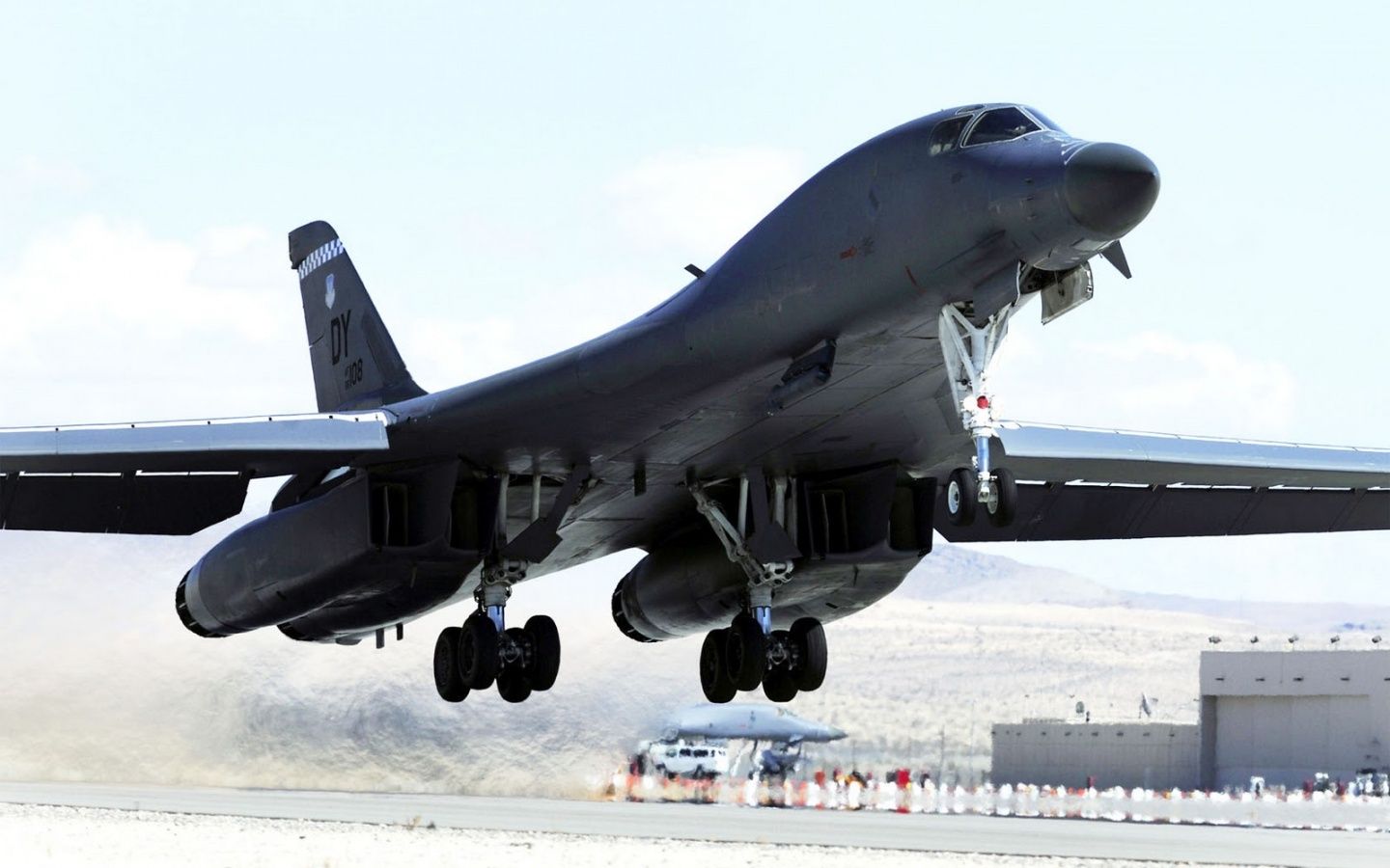 B 1B Lancer Takeoff Widescreen Wallpaper B1B AB Takeoff. Military aircraft, Aircraft, Fighter aircraft
