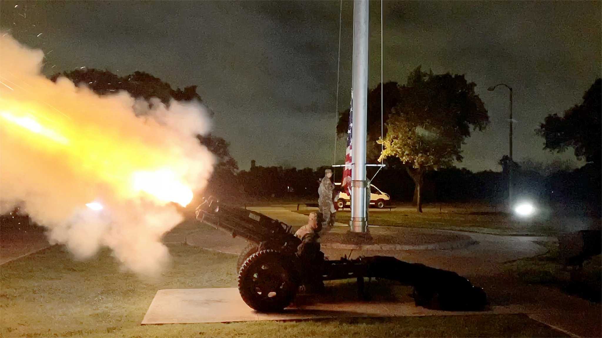 Fort Sam Houston has fired a cannon every morning and night for 125 years