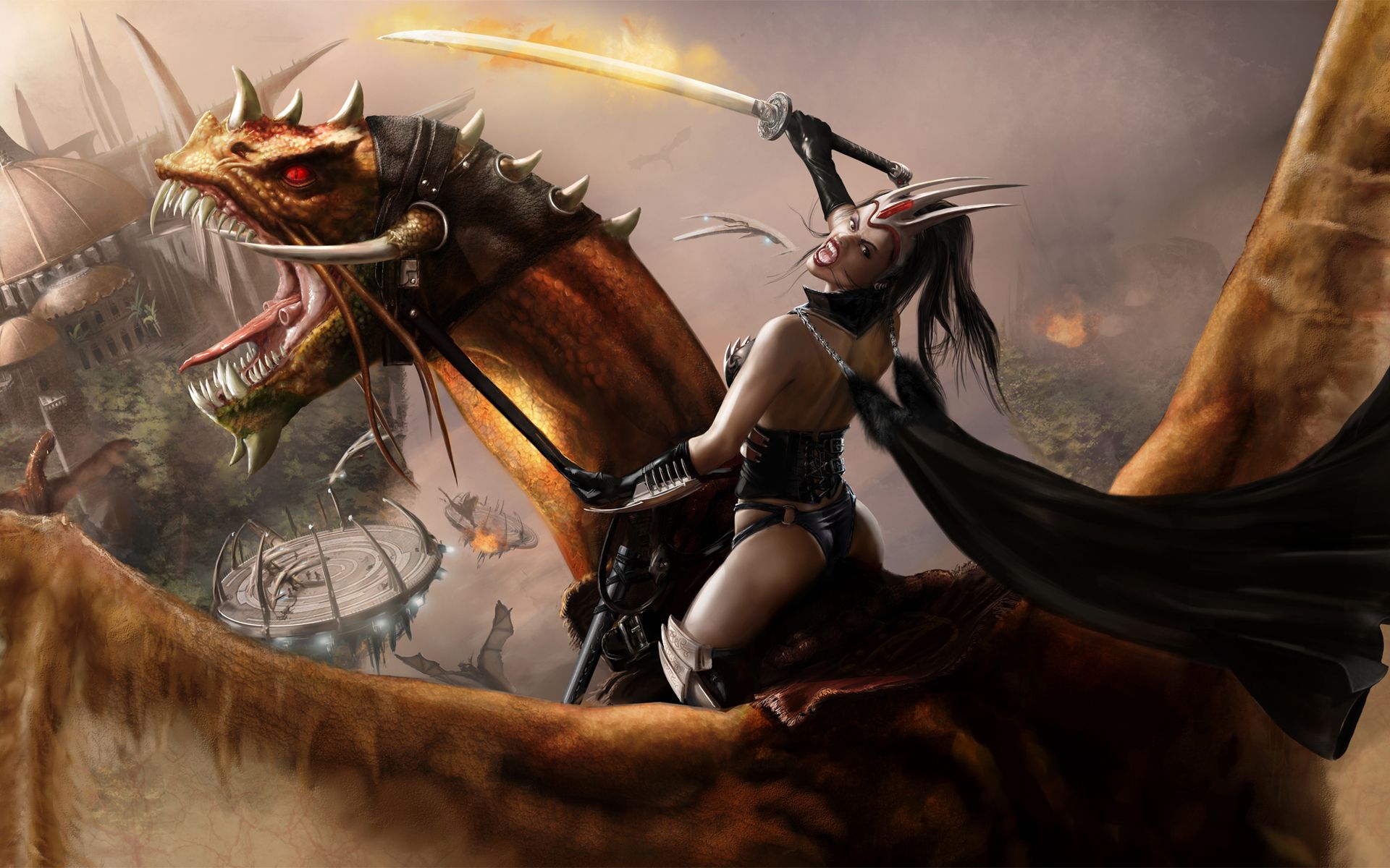 Dragonrider Wallpaper. Dragonrider Wallpaper
