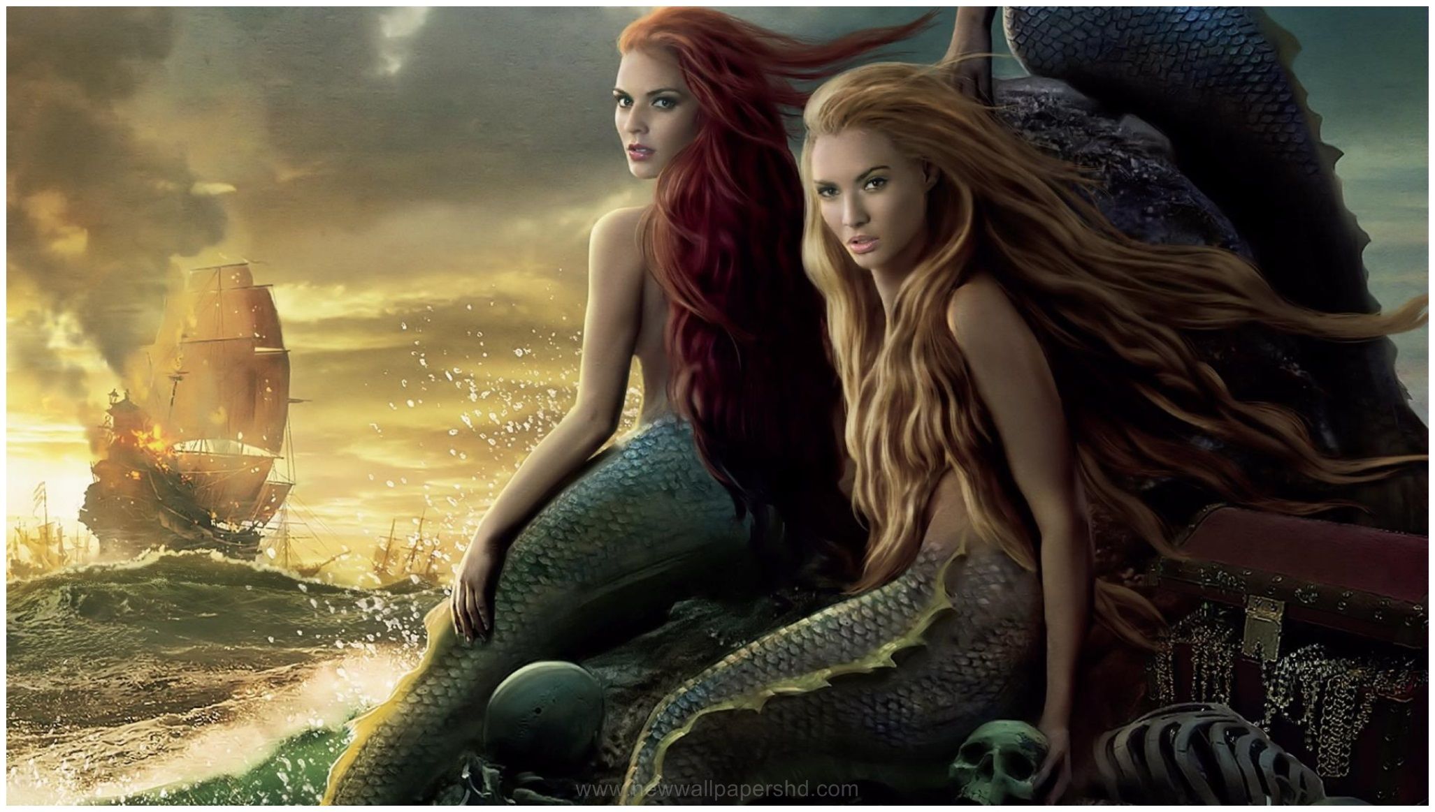 Image for MERMAID GIRL HD WALLPAPER. Evil mermaids, Mermaid poster, Beautiful mermaids