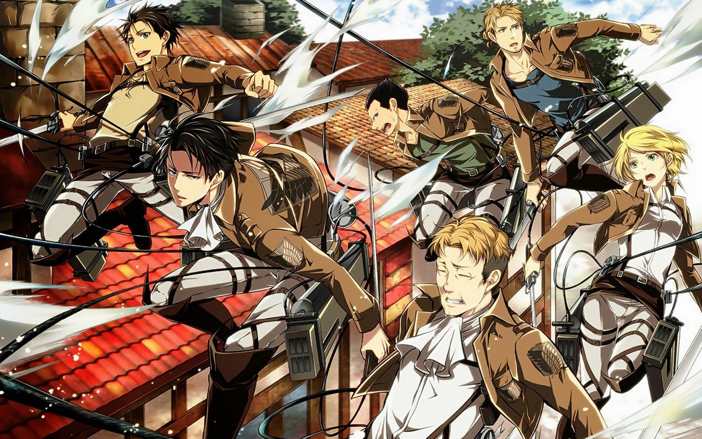 Levi Squad! no Kyojin (Attack on titan) Wallpaper