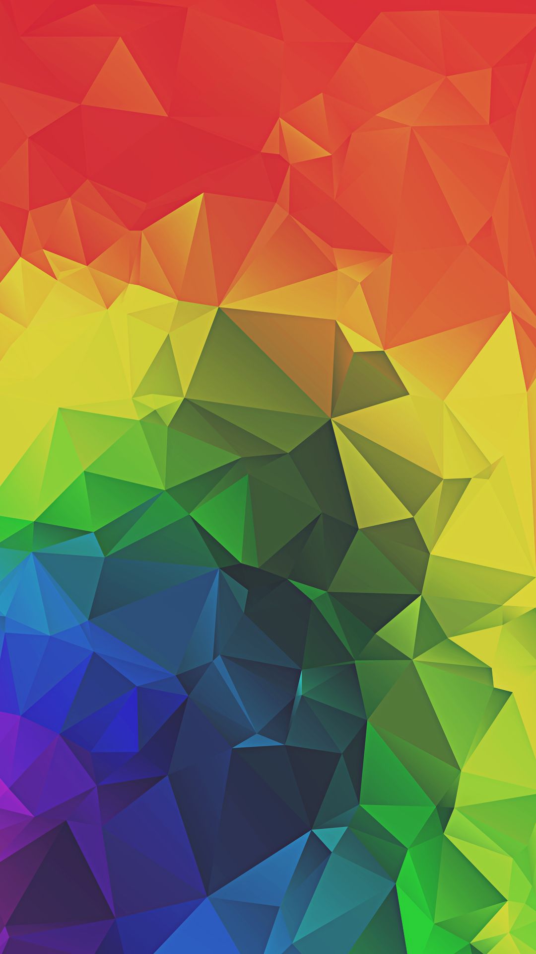 Rainbow Triangles Abstract iPhone HD Wallpaper HD