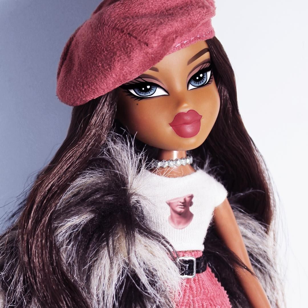 ☁️☁️☁️ on Instagram: “Angel eyes, Tell me lies ✨”. Black bratz doll, Bratz doll outfits, Bratz girls