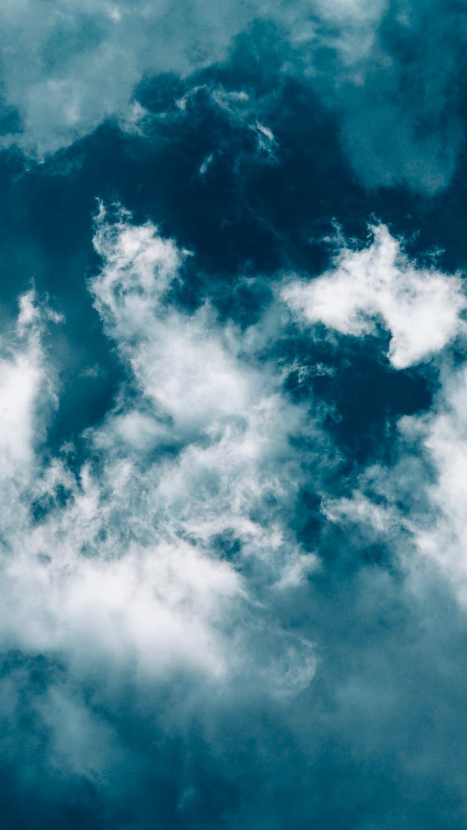 Download Wallpaper 938x1668 Clouds, Sky, Porous, Blue, White Iphone 8 7 6s 6 For Parallax HD Background