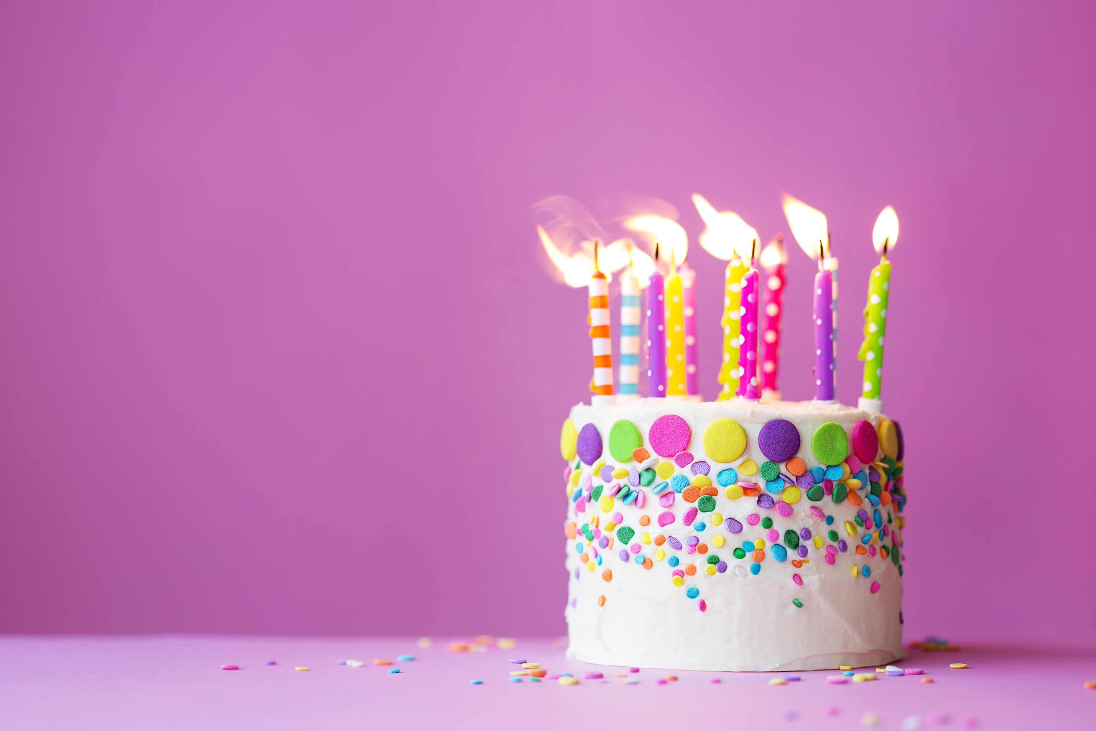 birthday 4k HD quality desktop wallpaper. Happy birthday cake image, Birthday cake with candles, Happy birthday cakes