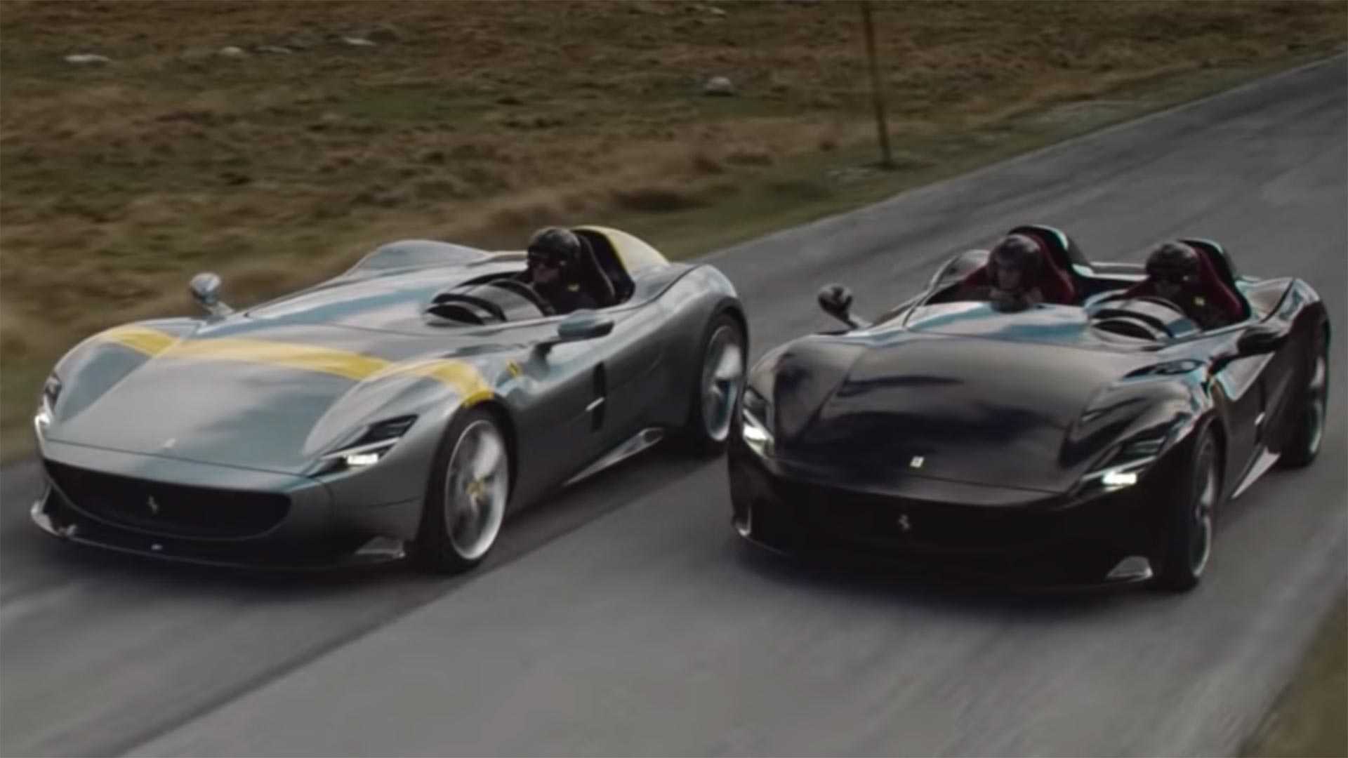 Ferrari Drops Stunning Promos For Monza SP1, SP2 Speedsters