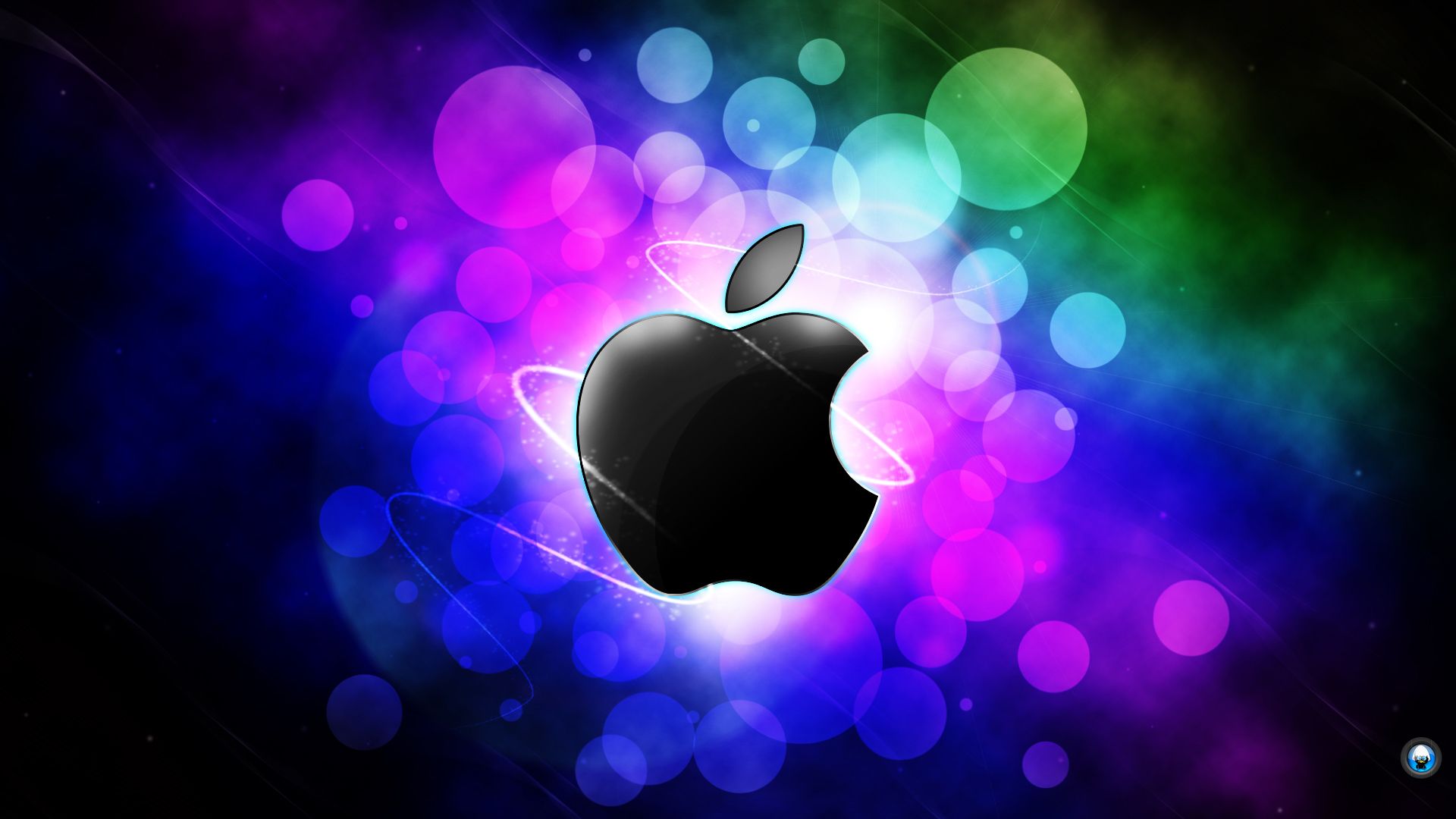 Apple Logo Rainbow Wallpaper