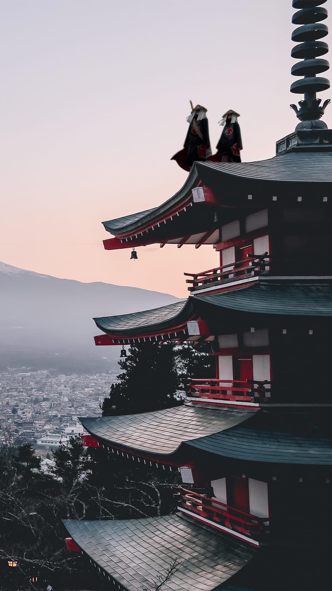 Amazing Mt. Fuji & Akatsuki Phone Wallpaper Anybody Know the Artist?