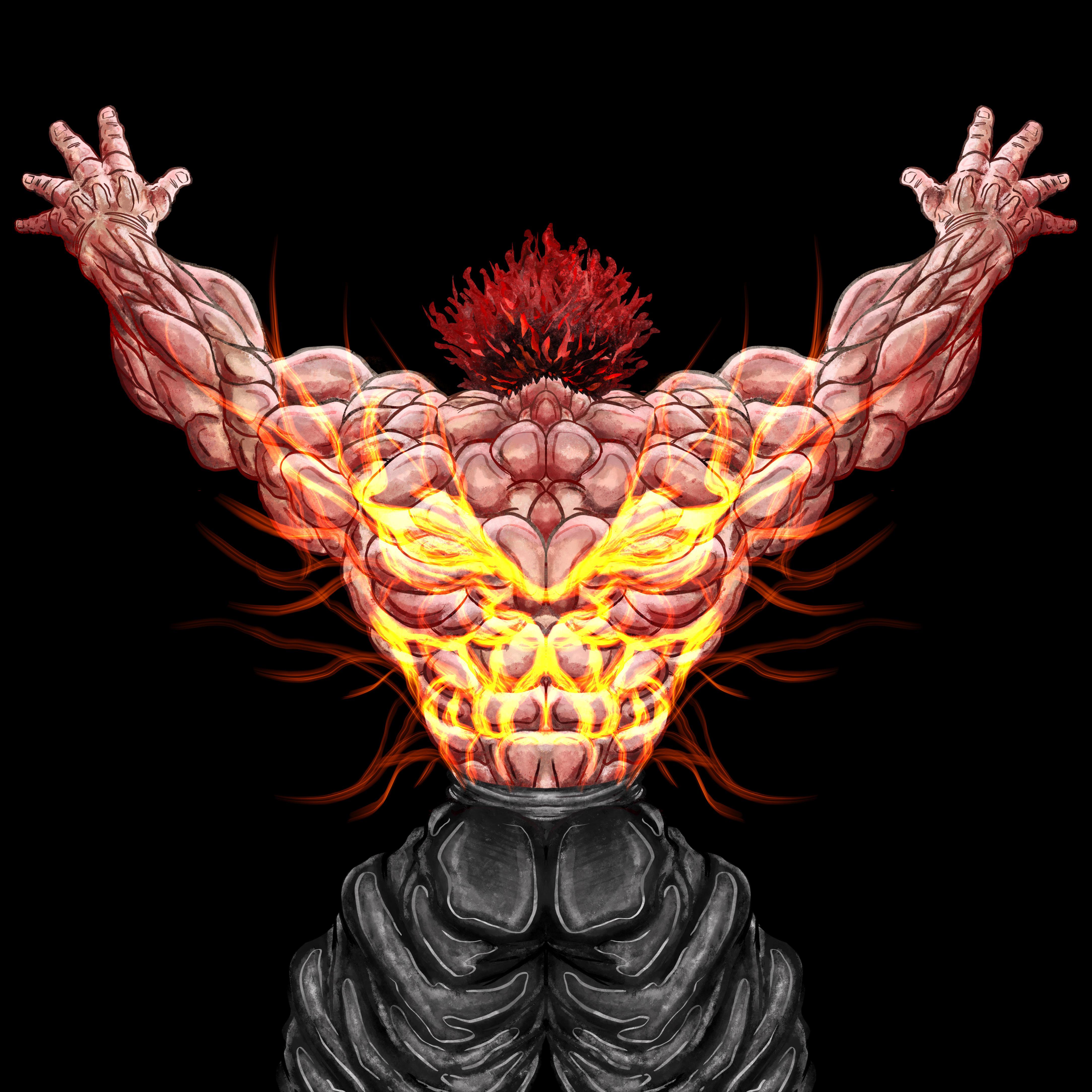 Featured image of post Yujiro Hanma Back Wallpaper Mix match this shirt with other items to create an avatar that is unique to you