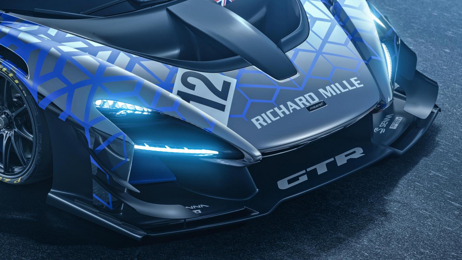 McLaren Senna GTR draagt de moeder der alle achtervleugels