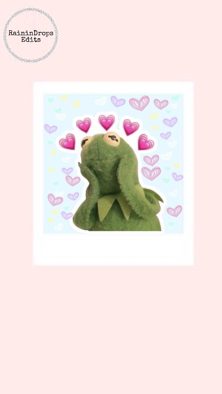 Kermit The Frog Heart Meme Wallpaper