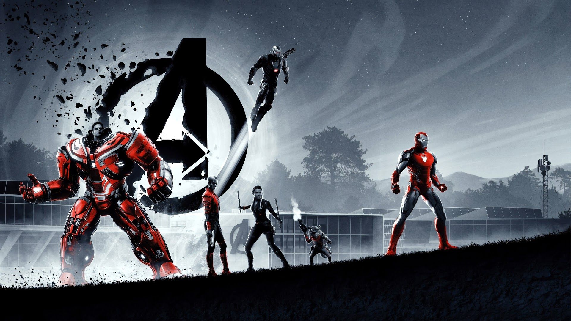 Avengers: Endgame Hulkbuster Iron Man 8K Wallpaper