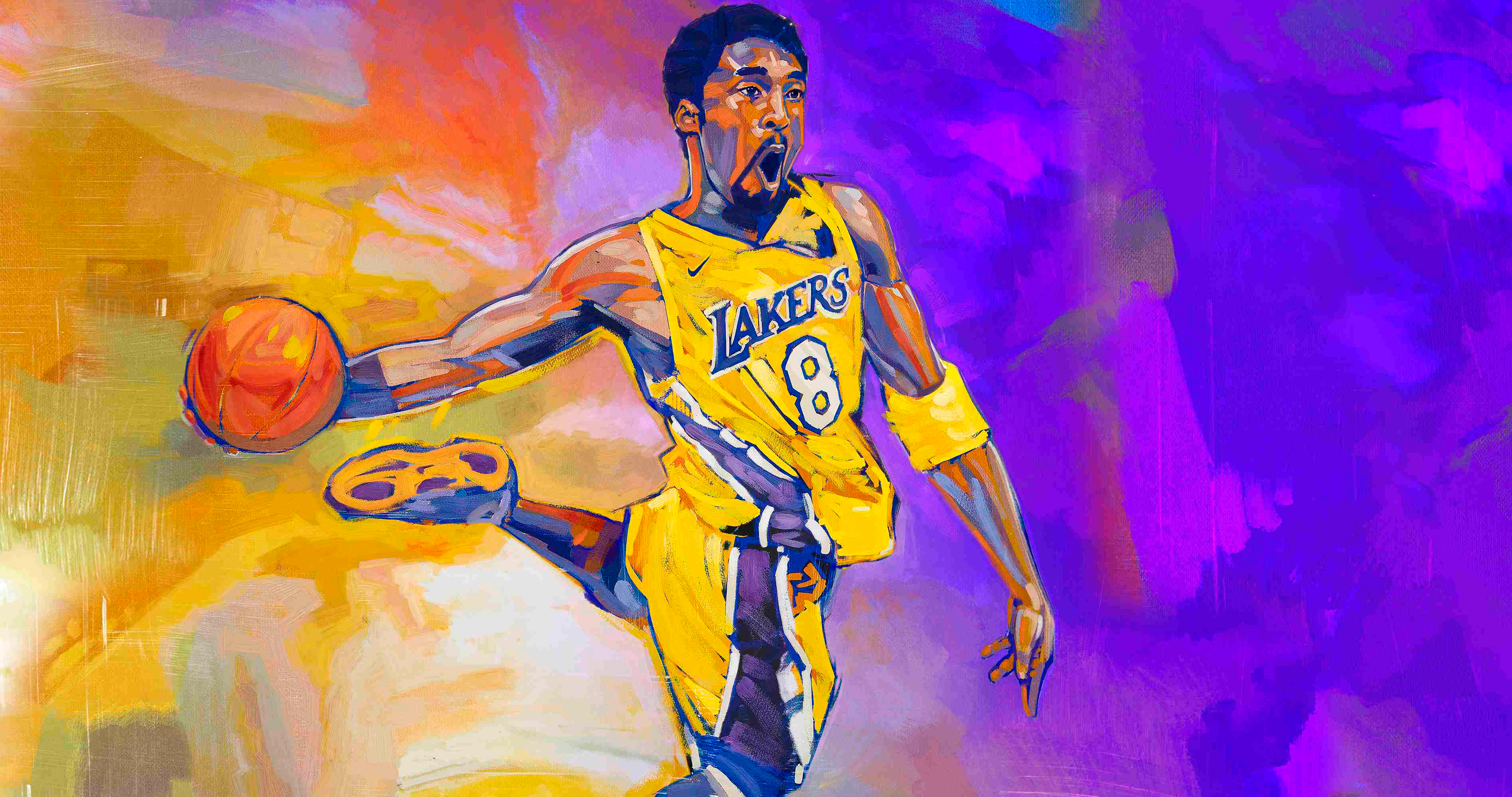 NBA 2K21 Kobe 8 Bryant Wallpaper in 4K: NBA2k