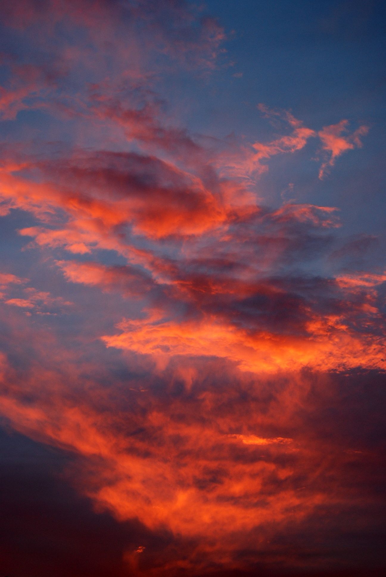 Sunset Clouds over Albuquerque. Estética pastel
