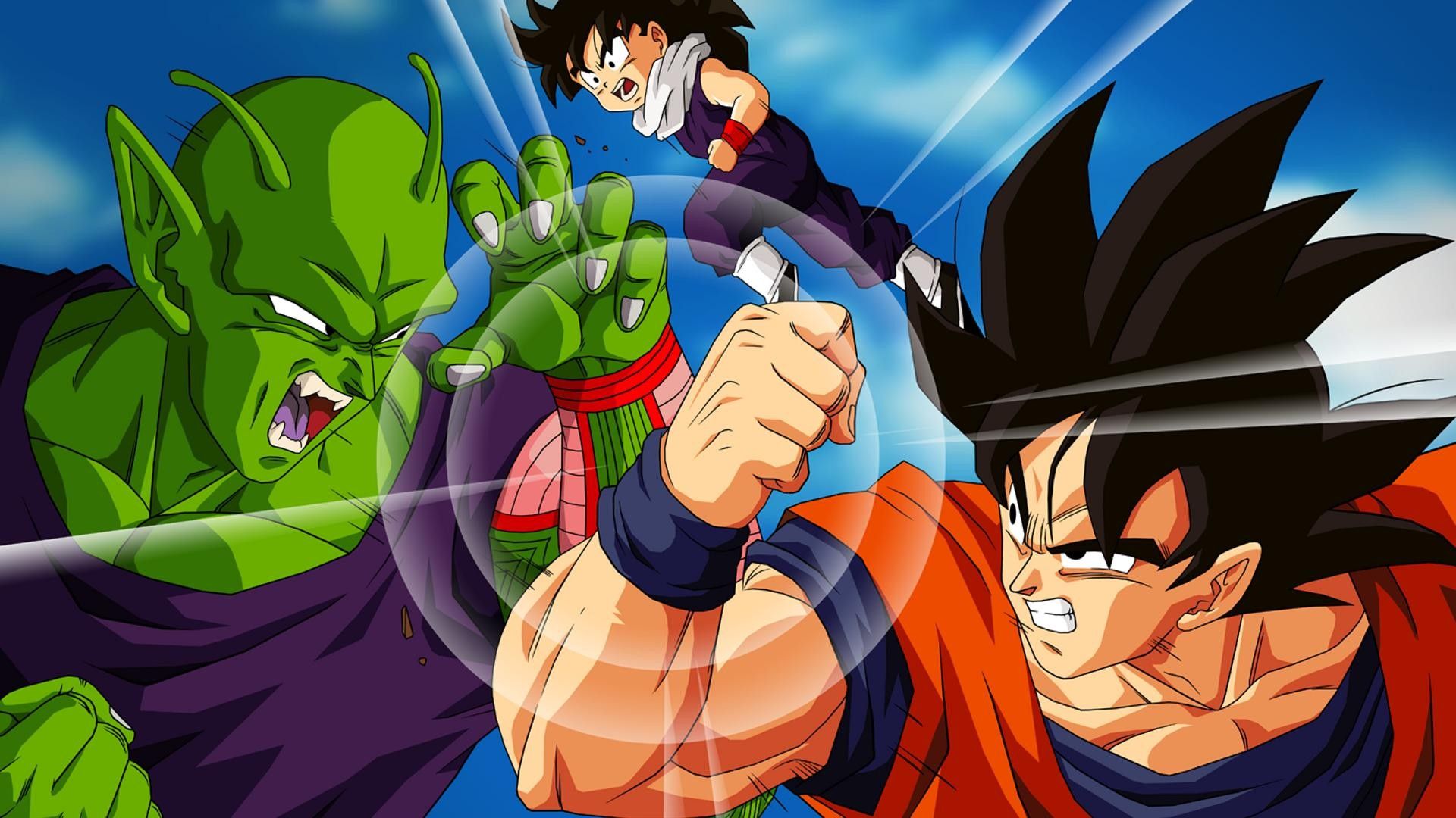 Papel de Parede DBZ Goku versus Piccolo