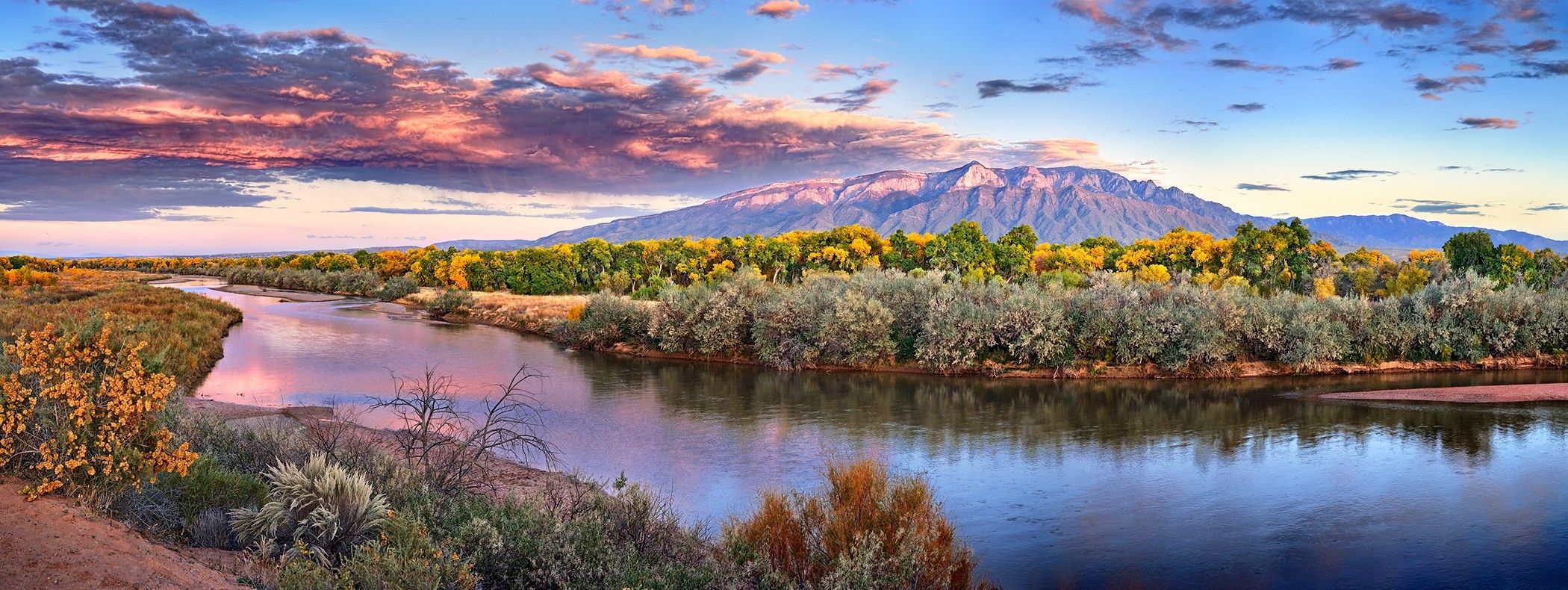 Beautiful New Mexico Rio Grande landscape