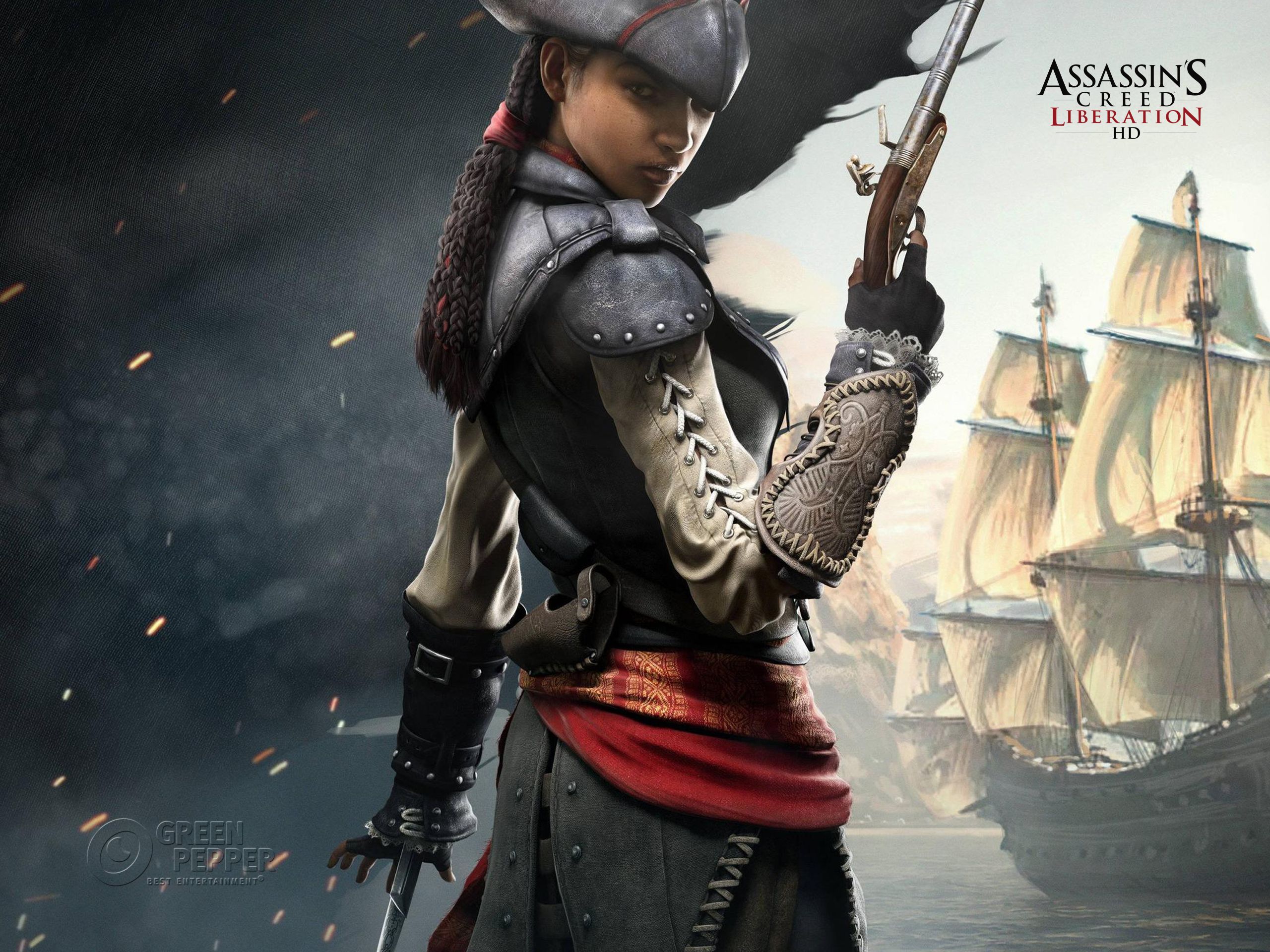 Assassin's Creed III: Liberation (2014) promotional art