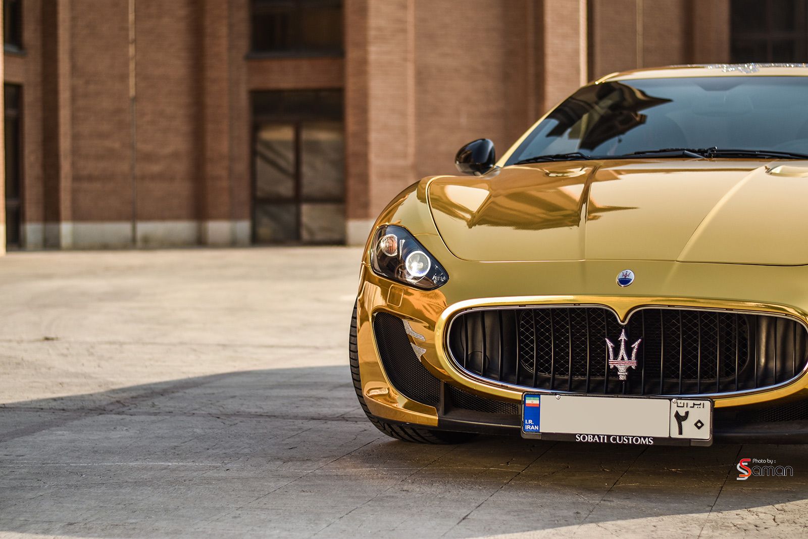 Supercars Gallery: Maserati Granturismo Gold Chrome