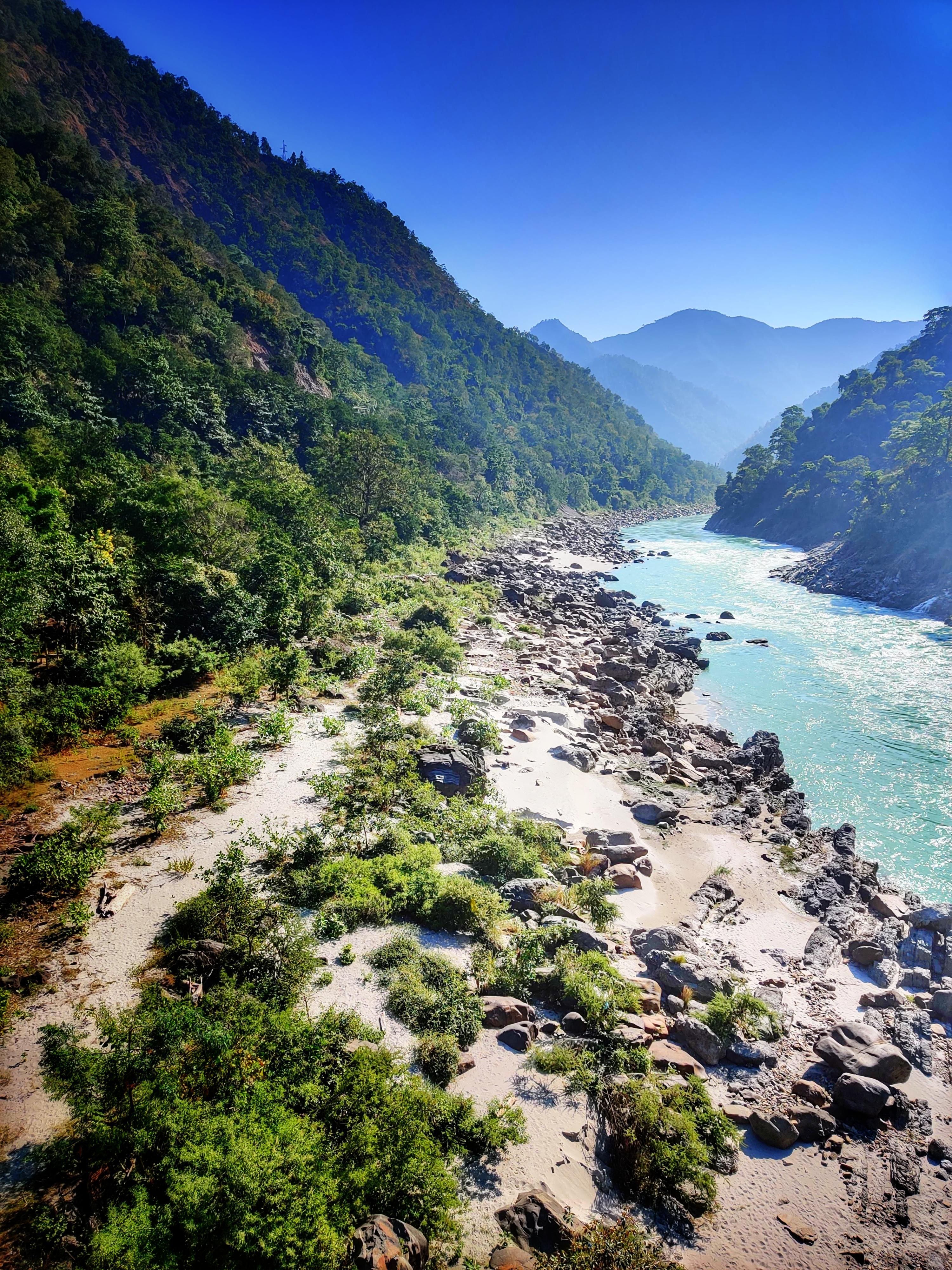 Nature at its best. Morning in Rishikesh India. [3000x4000] [OC] #nature photography #landscape picture #nature pi. Nature photo, Landscape, Landscape picture