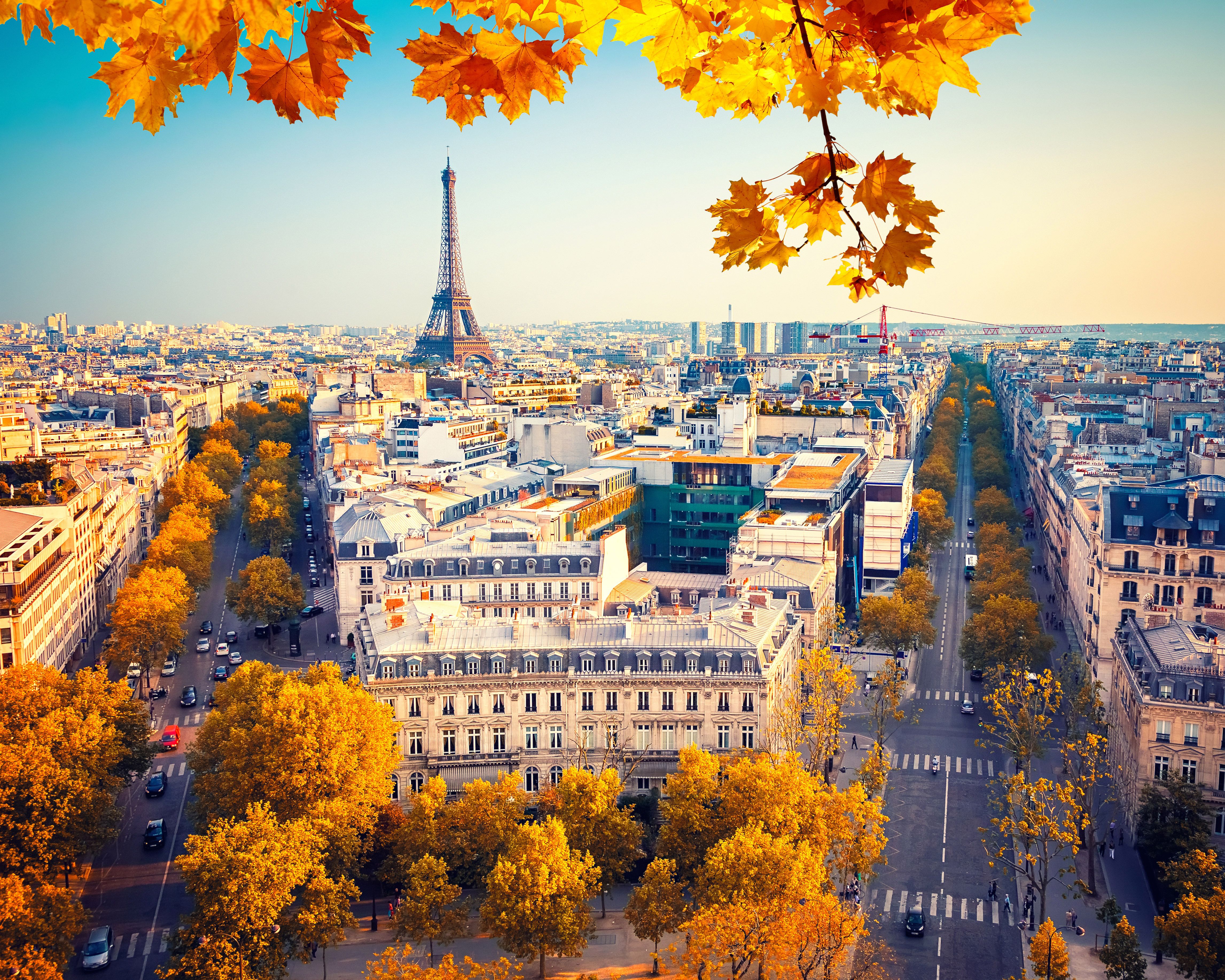 Eiffel Tower Paris City Autumn 4k 5k, HD World, 4k Wallpaper, Image, Background, Photo and Picture