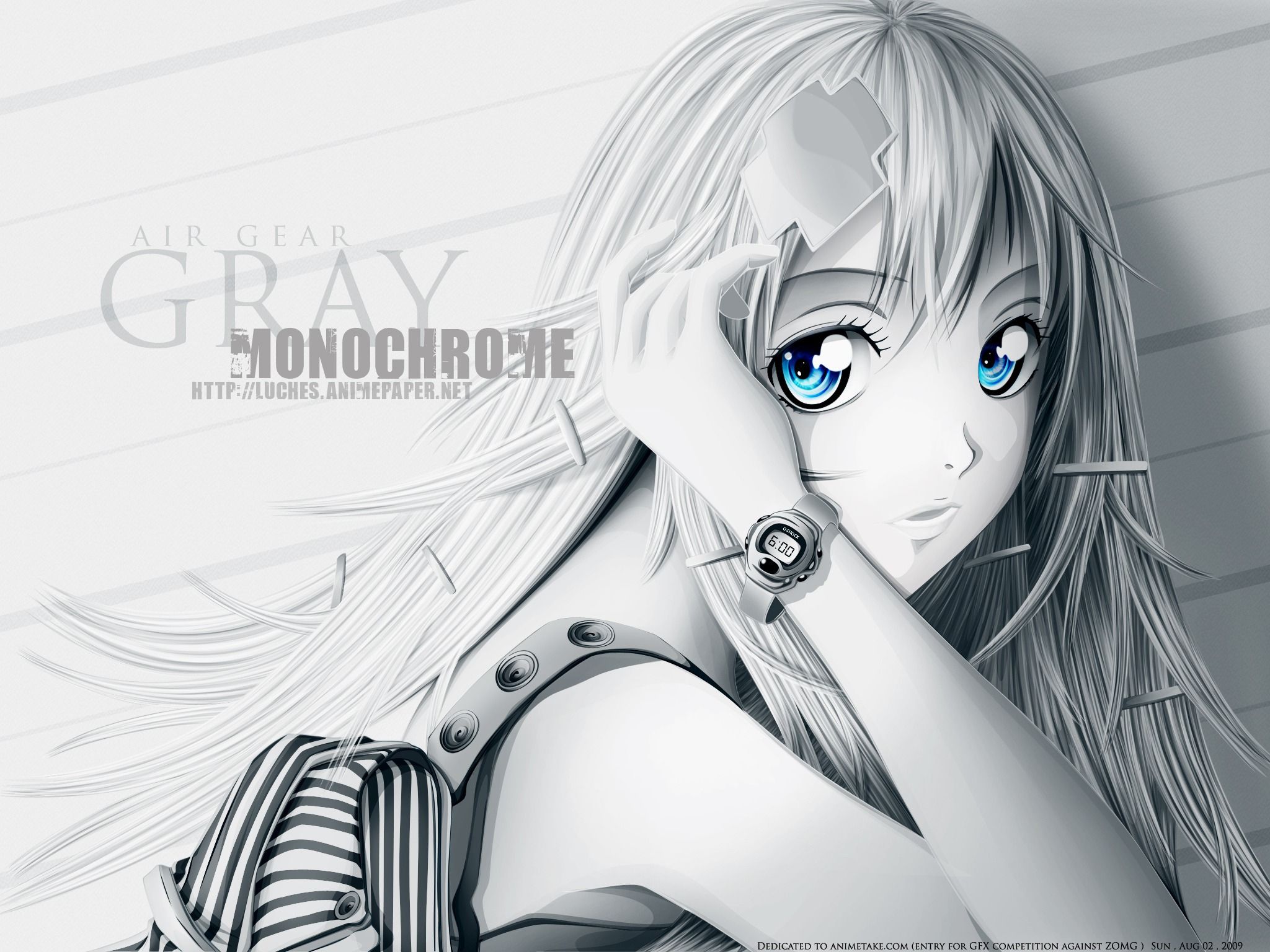 Anime Girl With Watch Download Anime Girl Wallpaper Chrome Geek