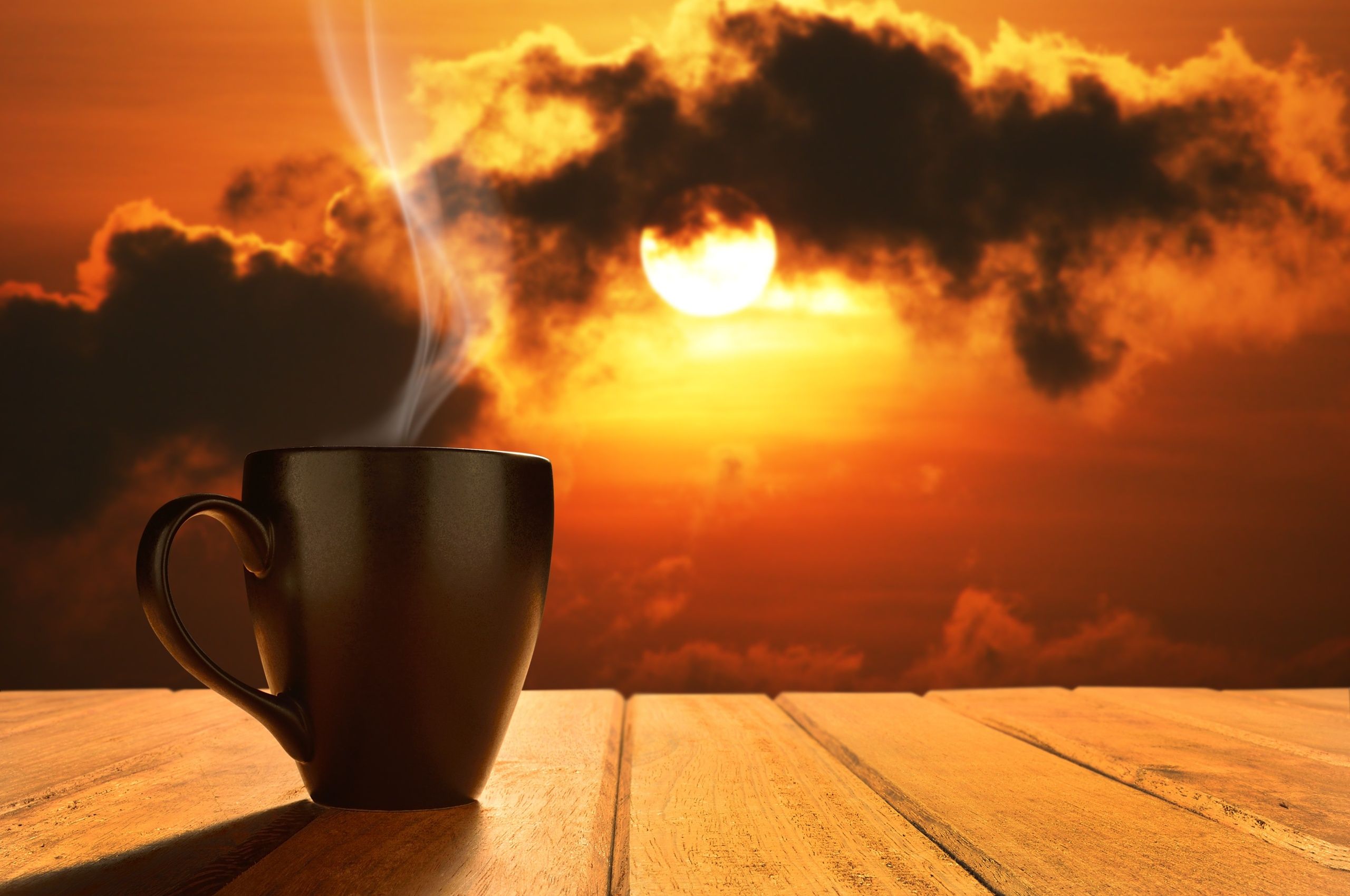 Morning Coffee Sun Rising Chromebook Pixel HD 4k Wallpaper, Image, Background, Photo and Picture