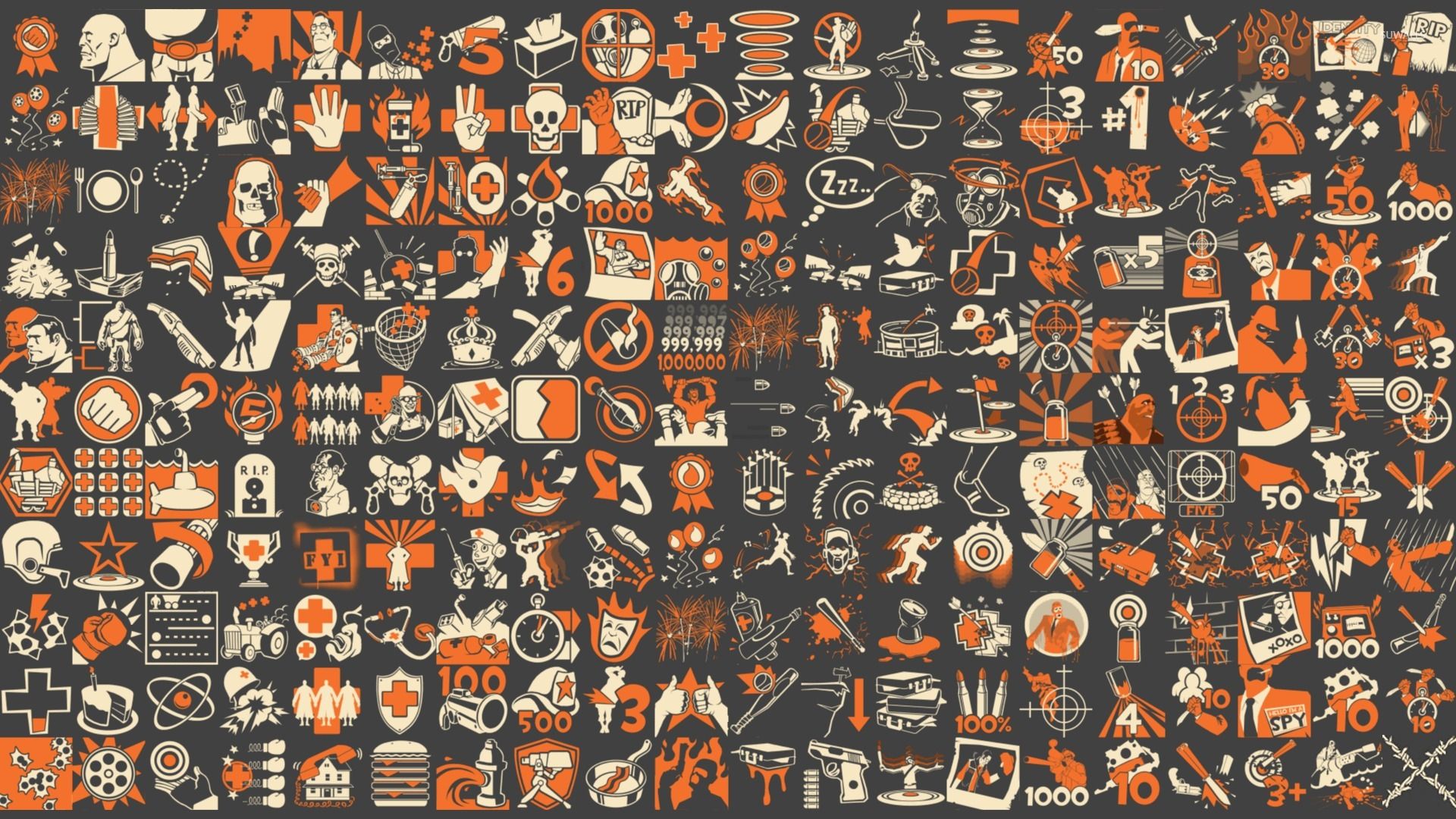 Team Fortress 2 pattern wallpaper wallpaper