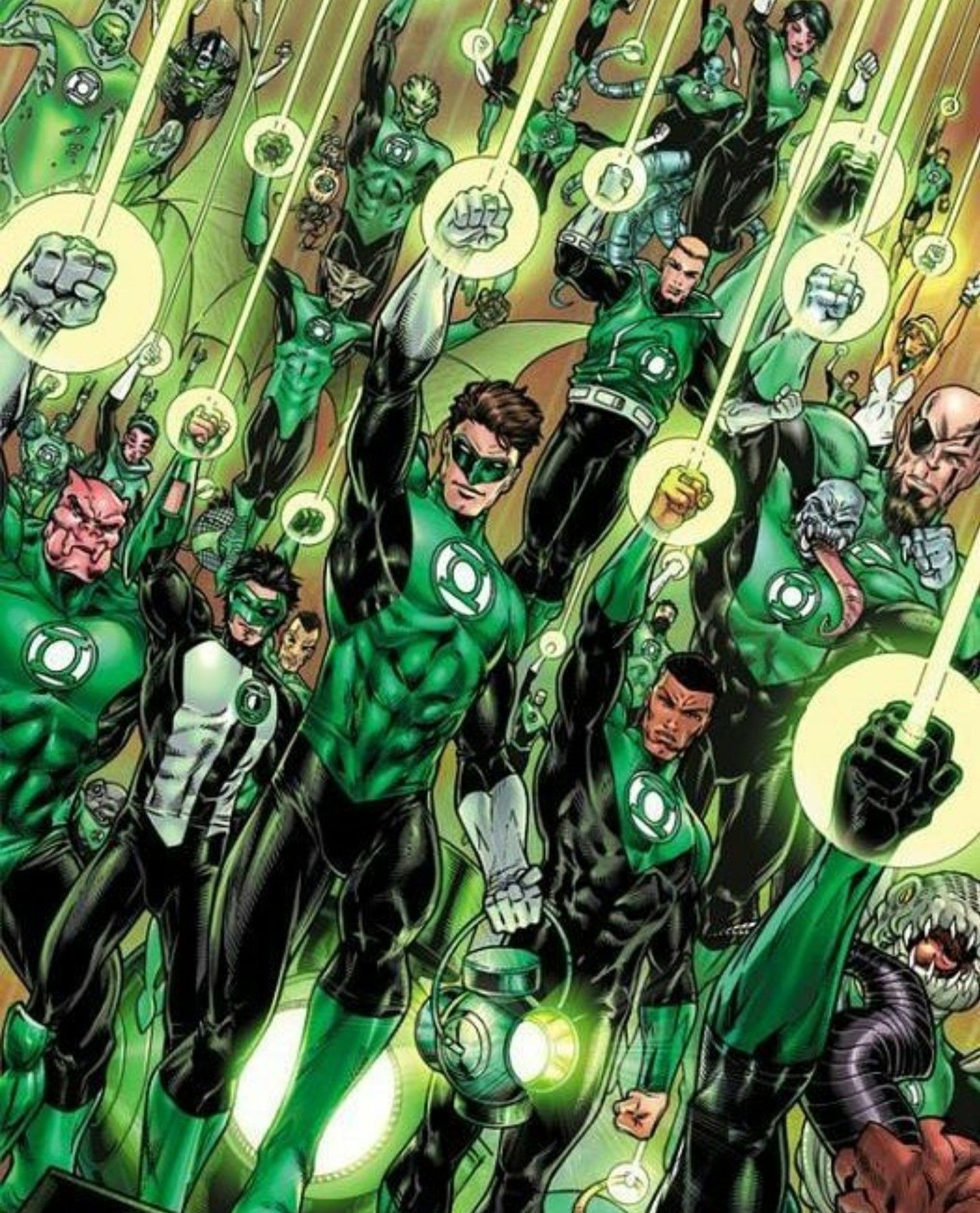 DC Universe. Green lantern corps, Green lantern, Comics