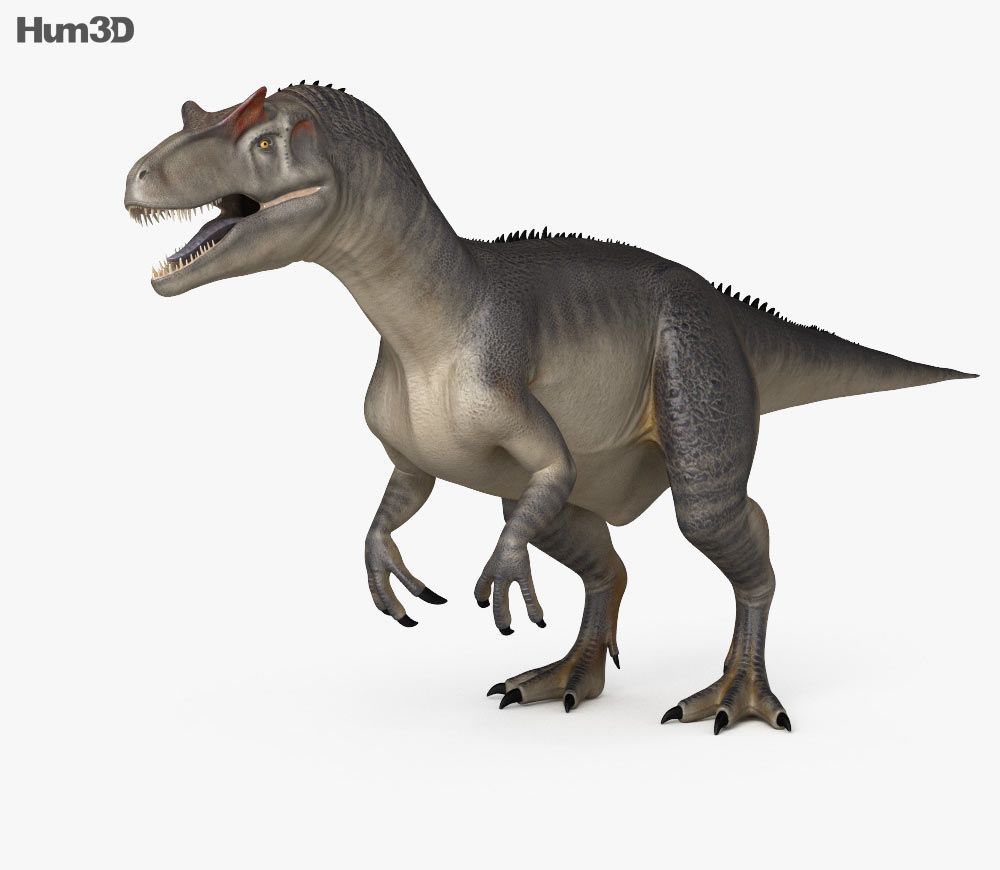 3D model of Allosaurus HDd model, Dinosaur, Model