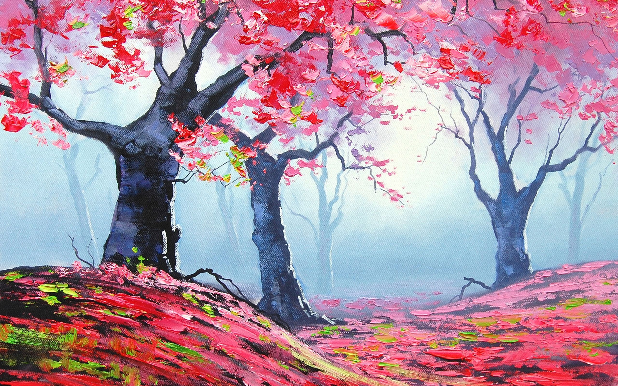 Autumn Art Wallpaper Paintings For Exhibition, Download Wallpaper