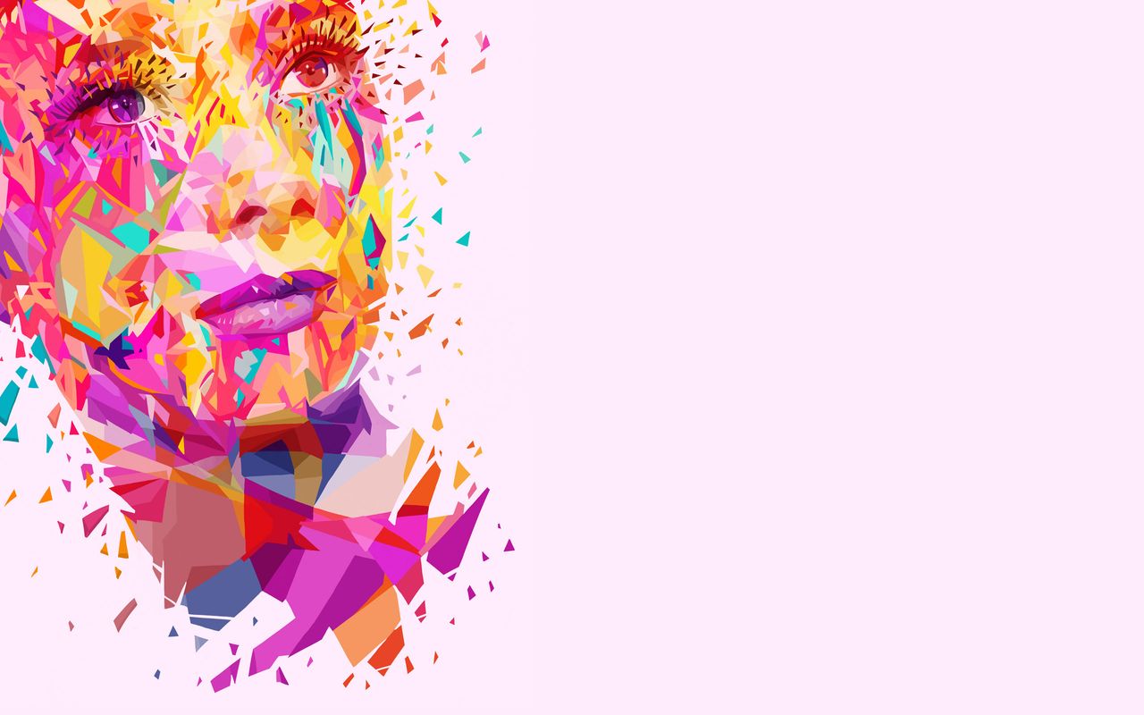 Celebrity Colorful Pop Art HD Wallpaper