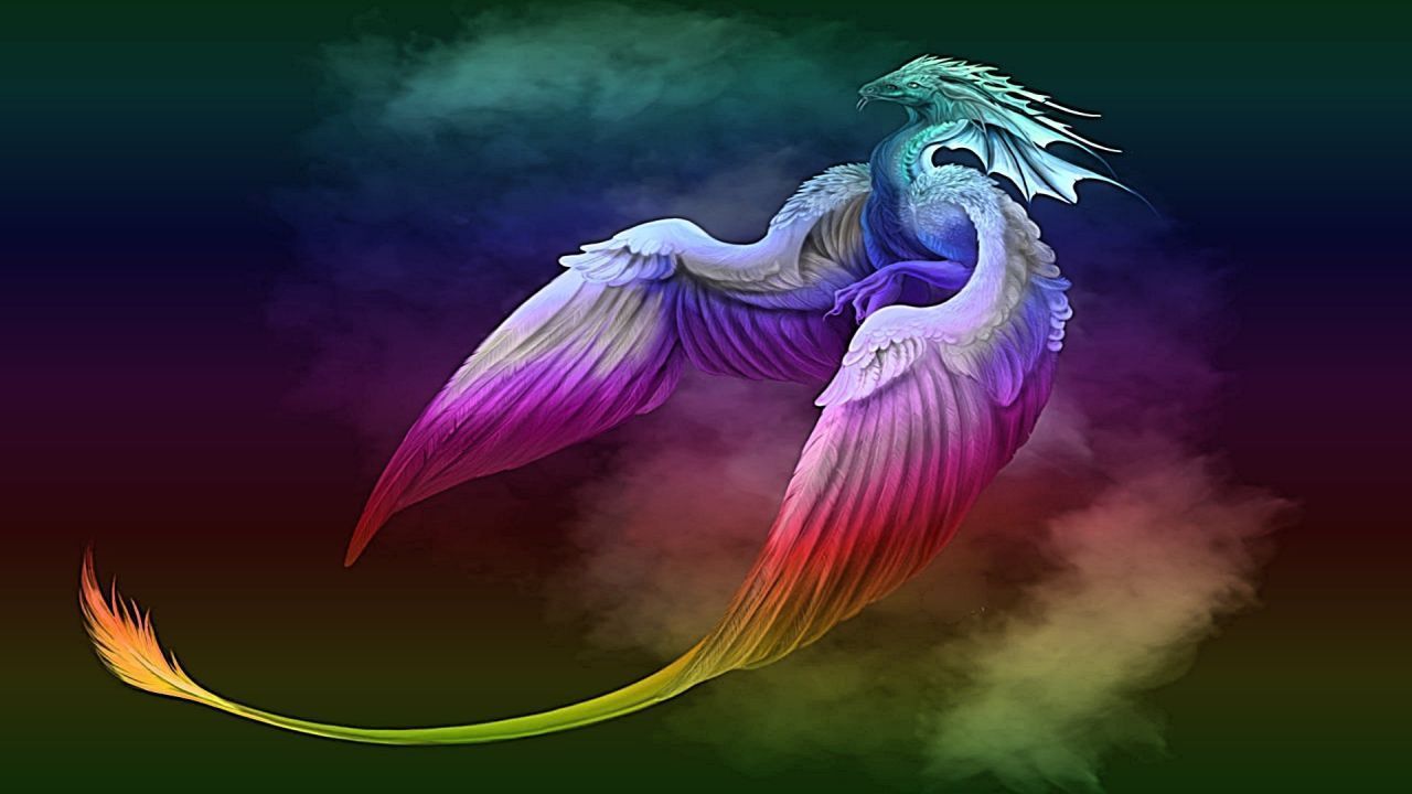 Rainbow Phoenix Wallpaper Free Rainbow Phoenix Background