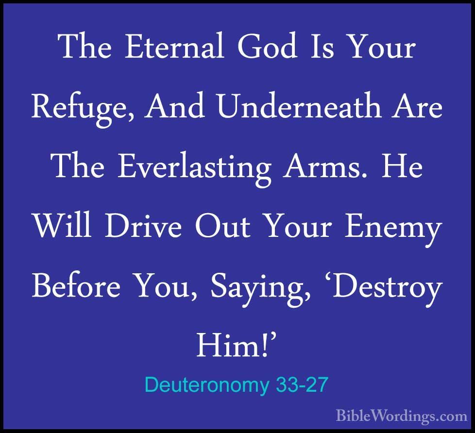 Deuteronomy 33 Bible English
