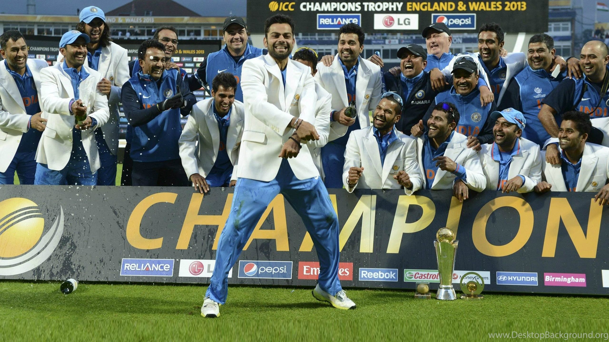 Indian Cricket Team Champion Celebrate HD Wallpaper Desktop Background