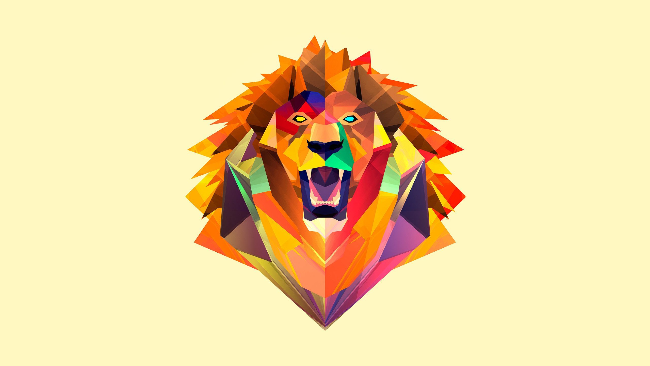 More awesome animal wallpaper. Lion art, Justin maller, Geometric animals