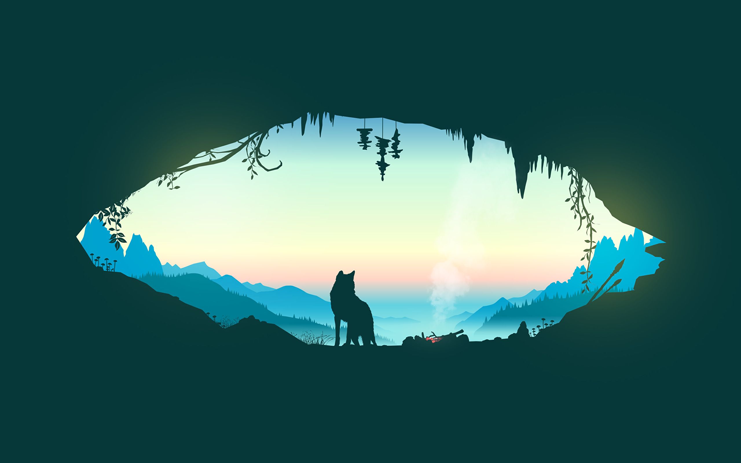 Wolf Minimalist  Wallpapers  Wallpaper  Cave